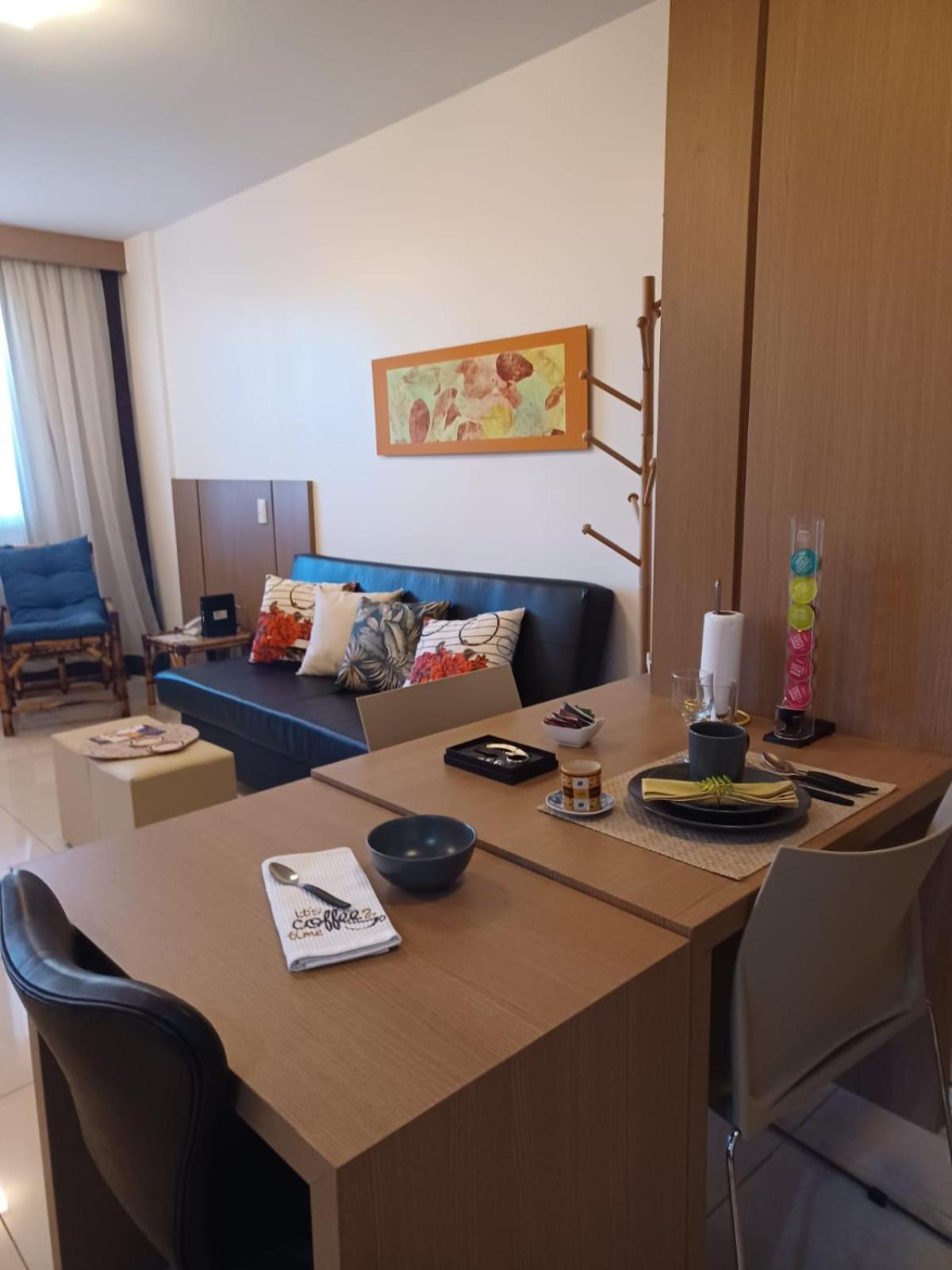 Lindo Flat em resort silencioso e aconchegante