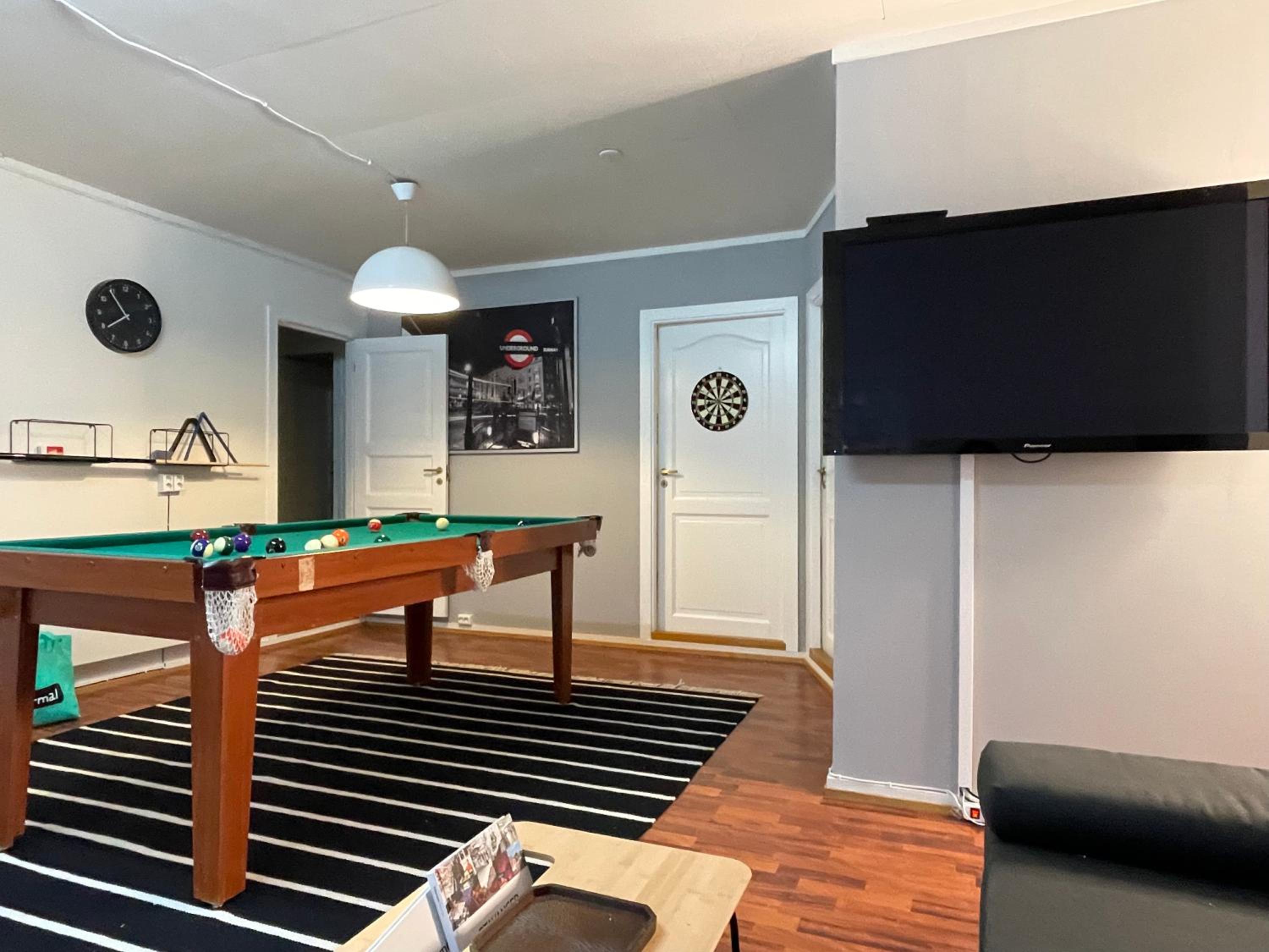 Stavanger Bnb billiard Sauna view 3