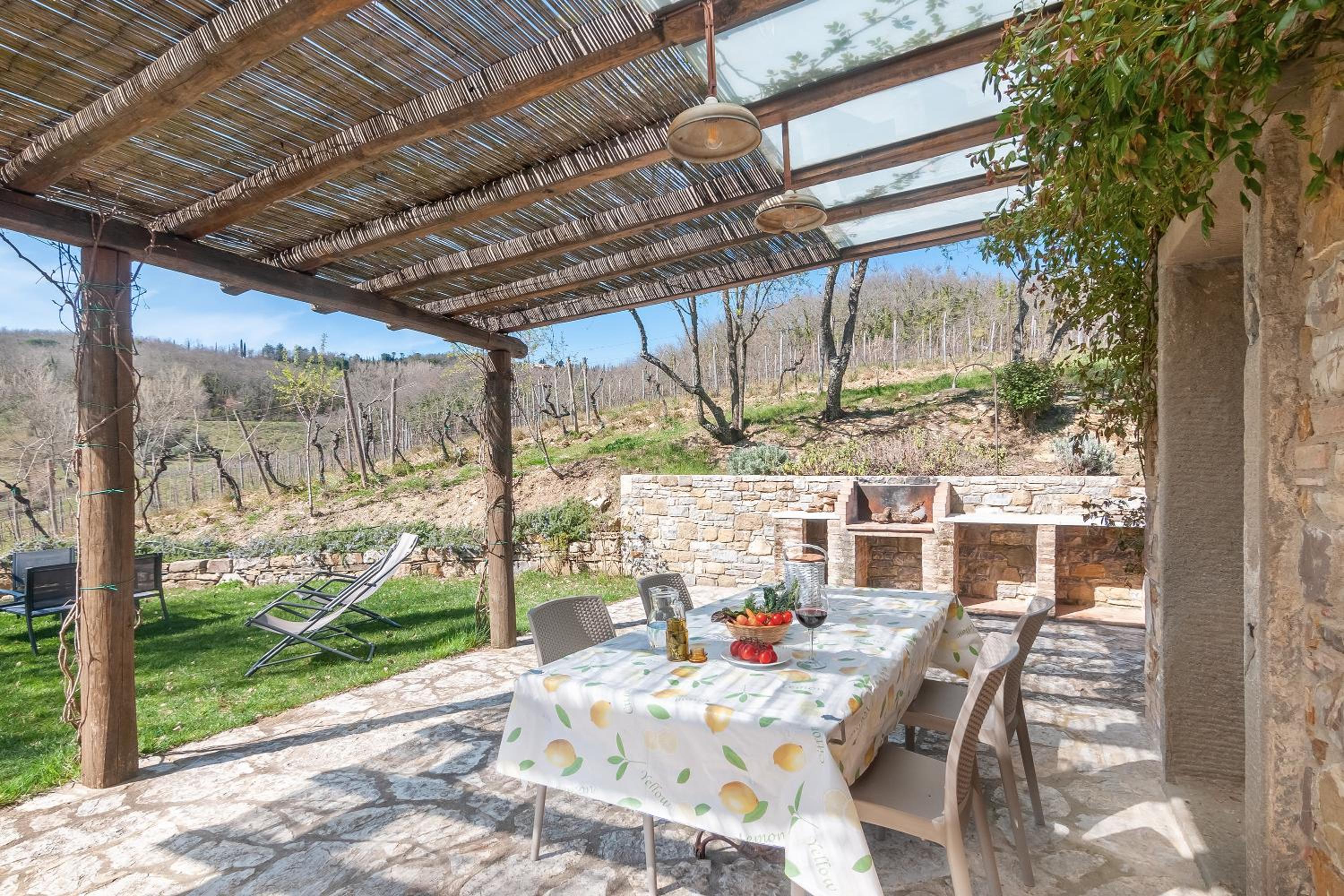 Podere in Volpaia view 2
