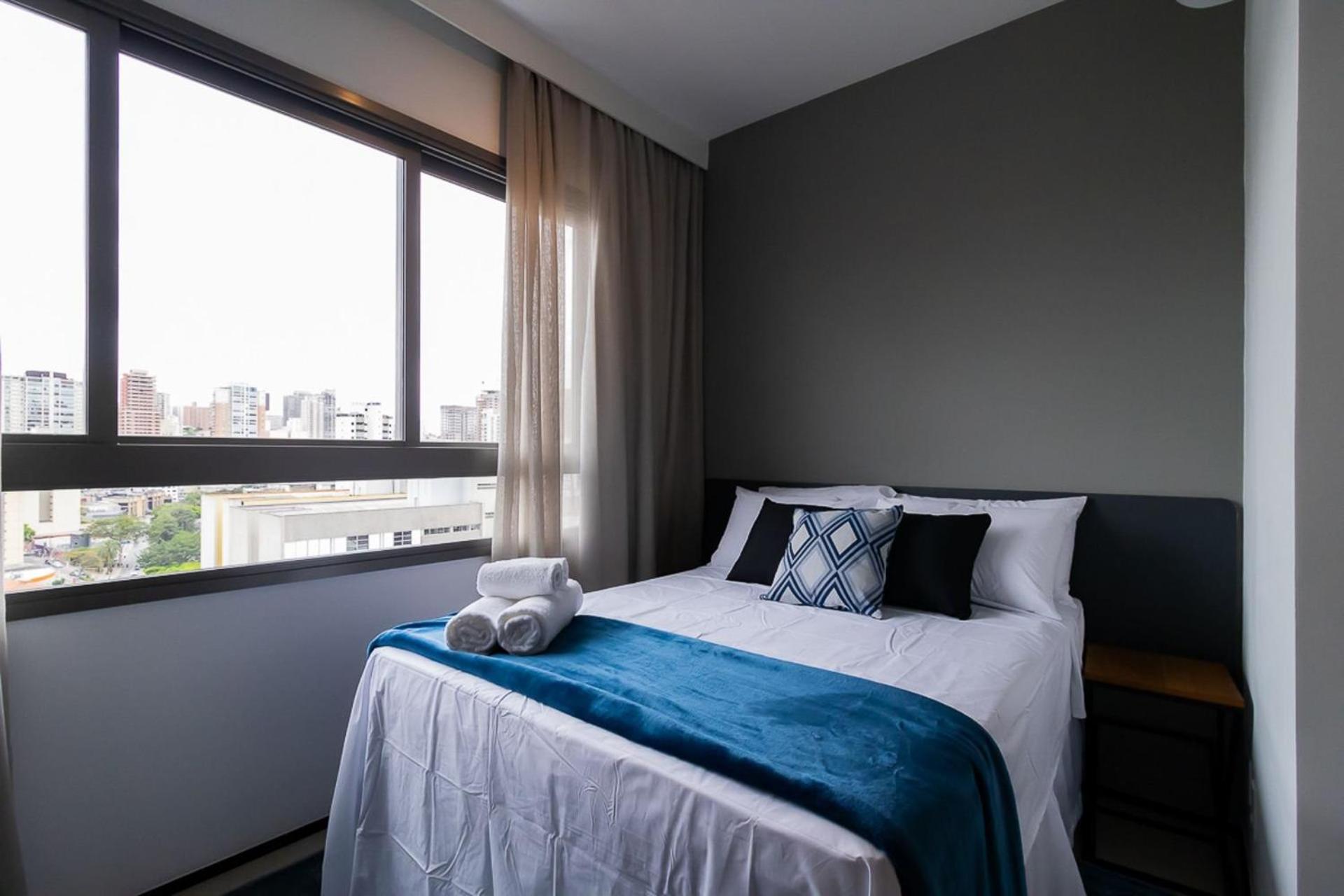 Studios Novíssimos com Piscina no Rooftop e vista para o Allianz Parque