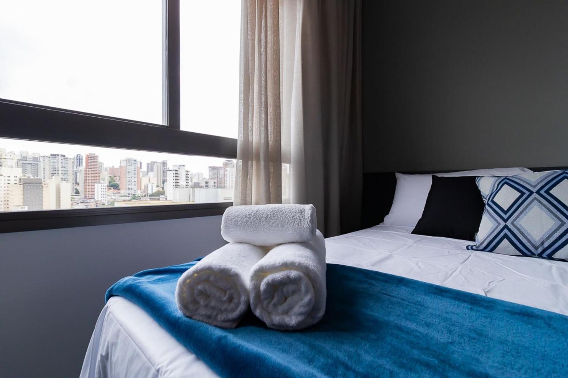 Studios Novíssimos com Piscina no Rooftop e vista para o Allianz Parque