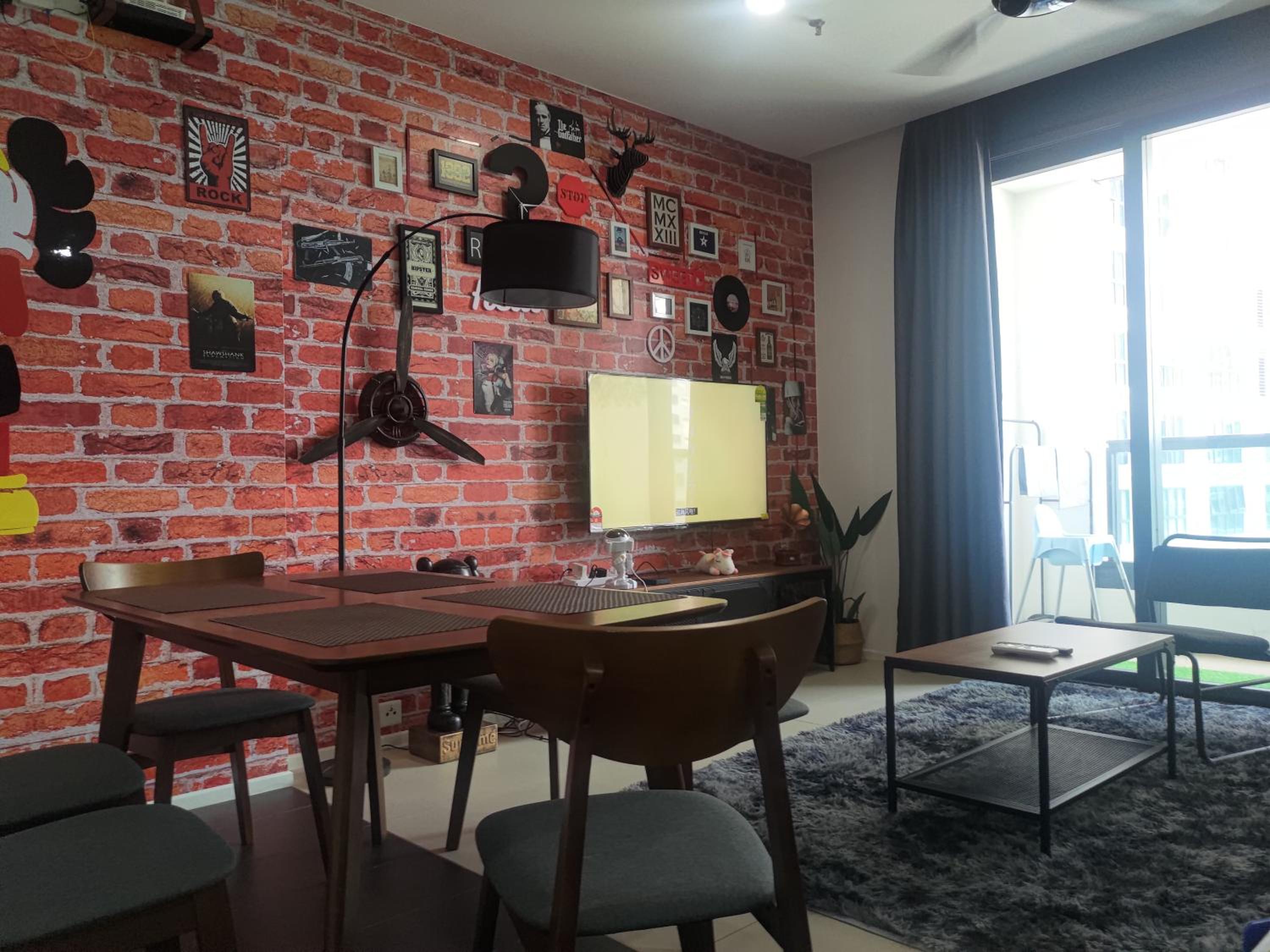 Arcoris Soho 2bedroom 1-7pax Industrial Loft Style