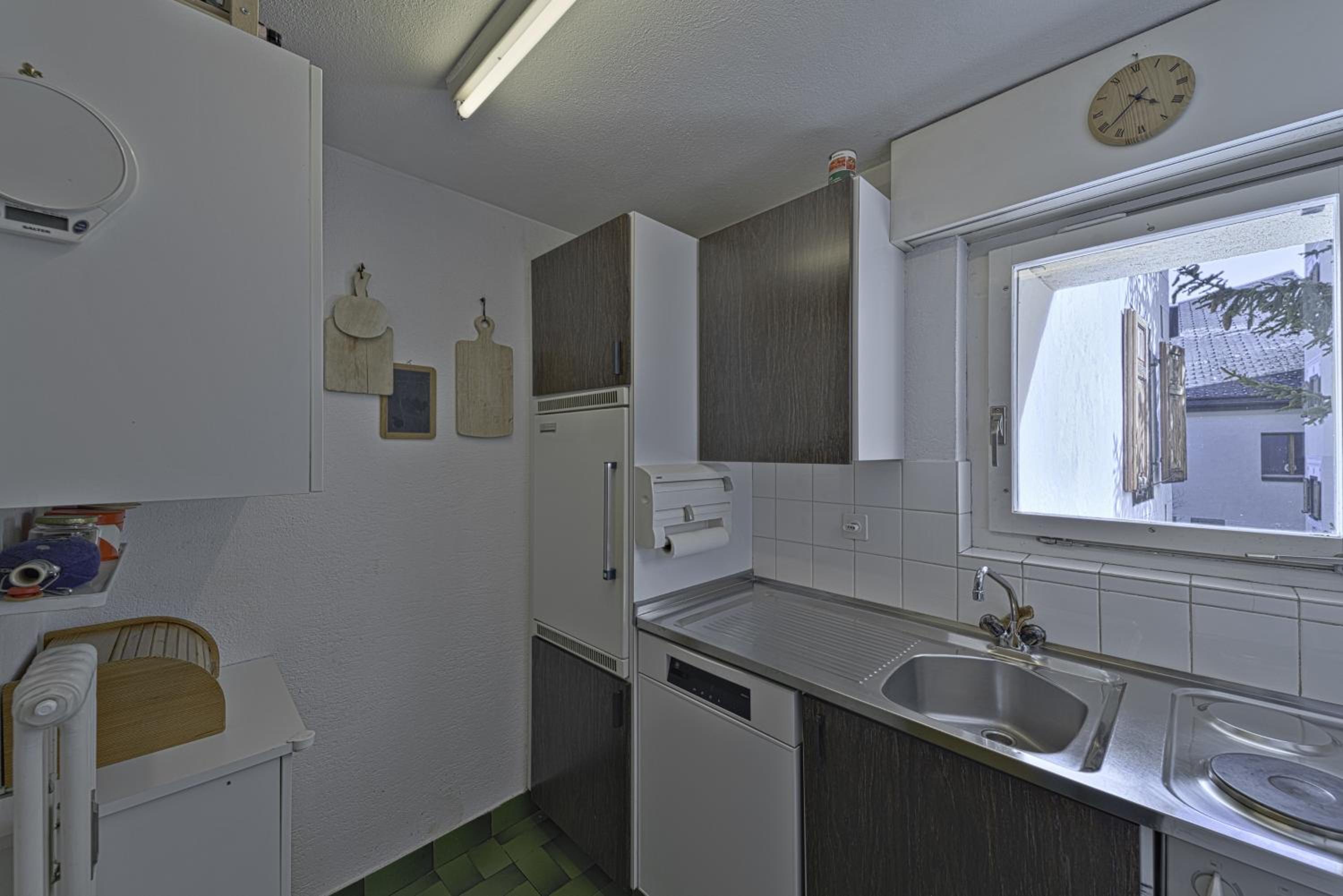 Apartment in the heart of Celerina with garden