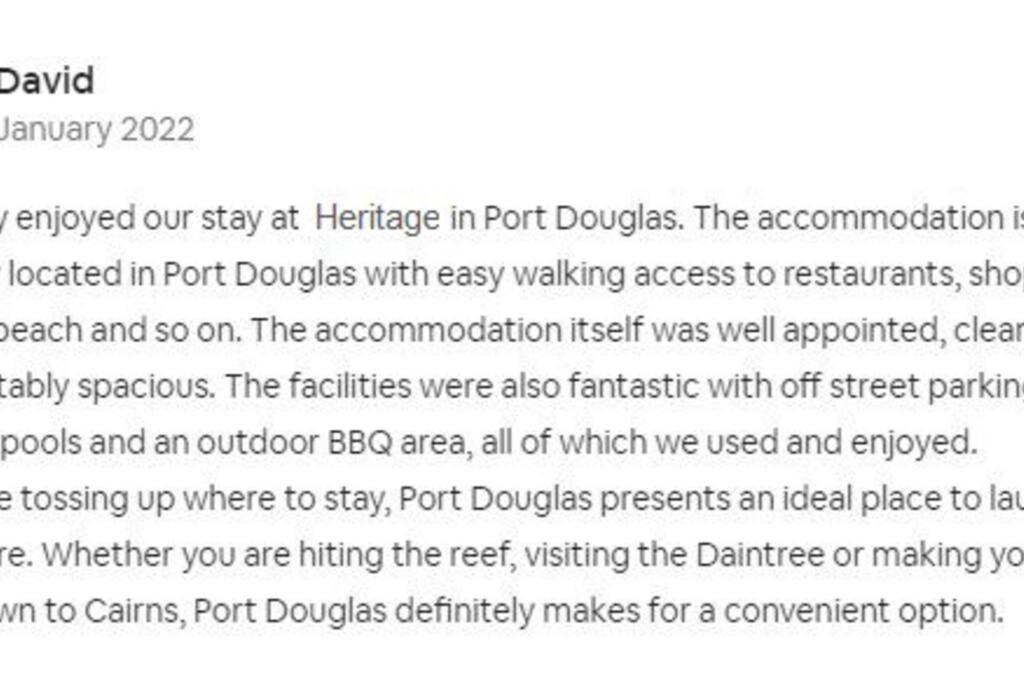 Magnificent 2 bed unit in heart of Port Douglas