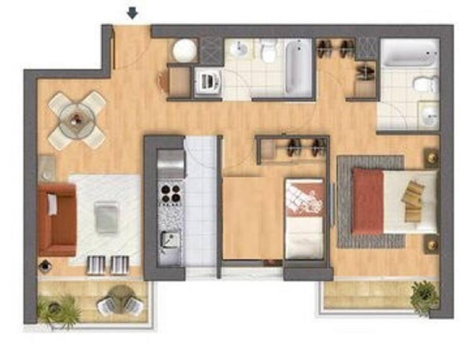 Estupendo departamento central en Antofagasta