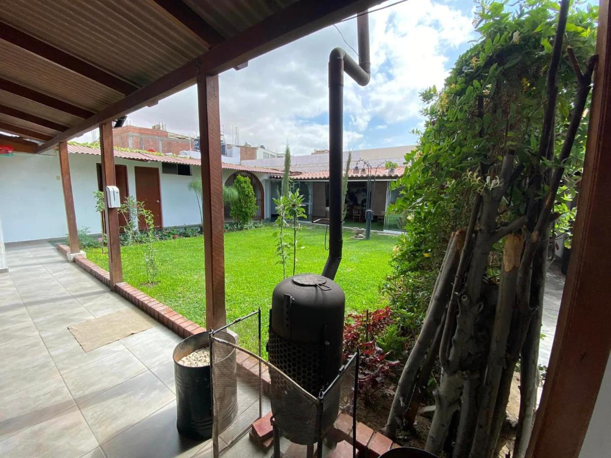 outdoor BBQ area