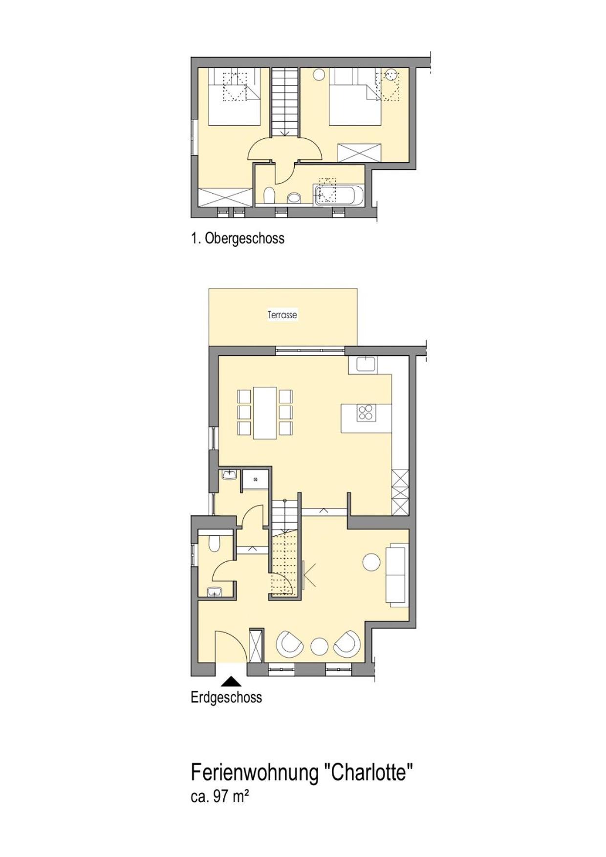 Haus Charlotte - Kurort Gohrisch - Terrasse - Gartensauna - Parkplatz