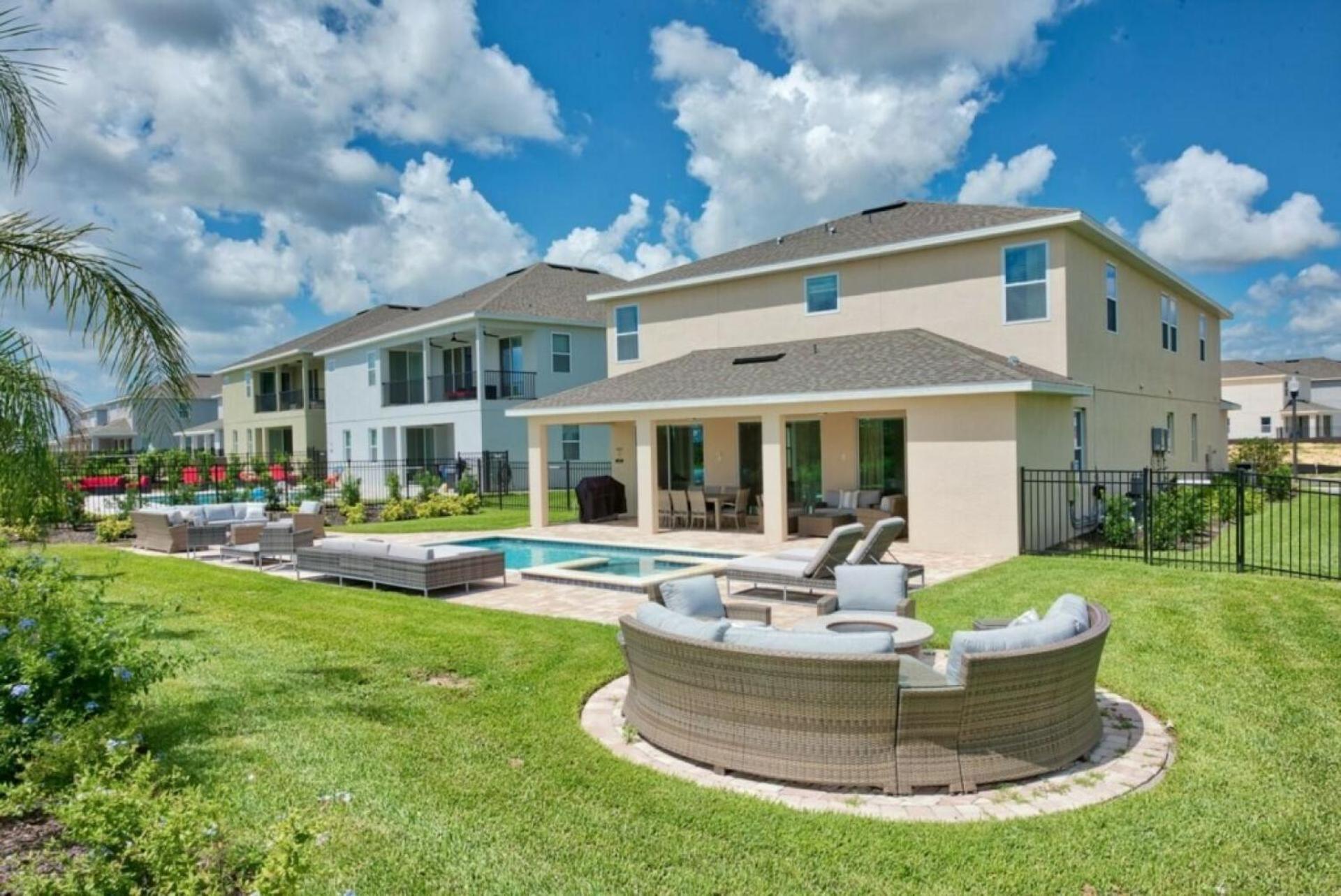Luxury Private Pool Spa Game Room - Near Disney