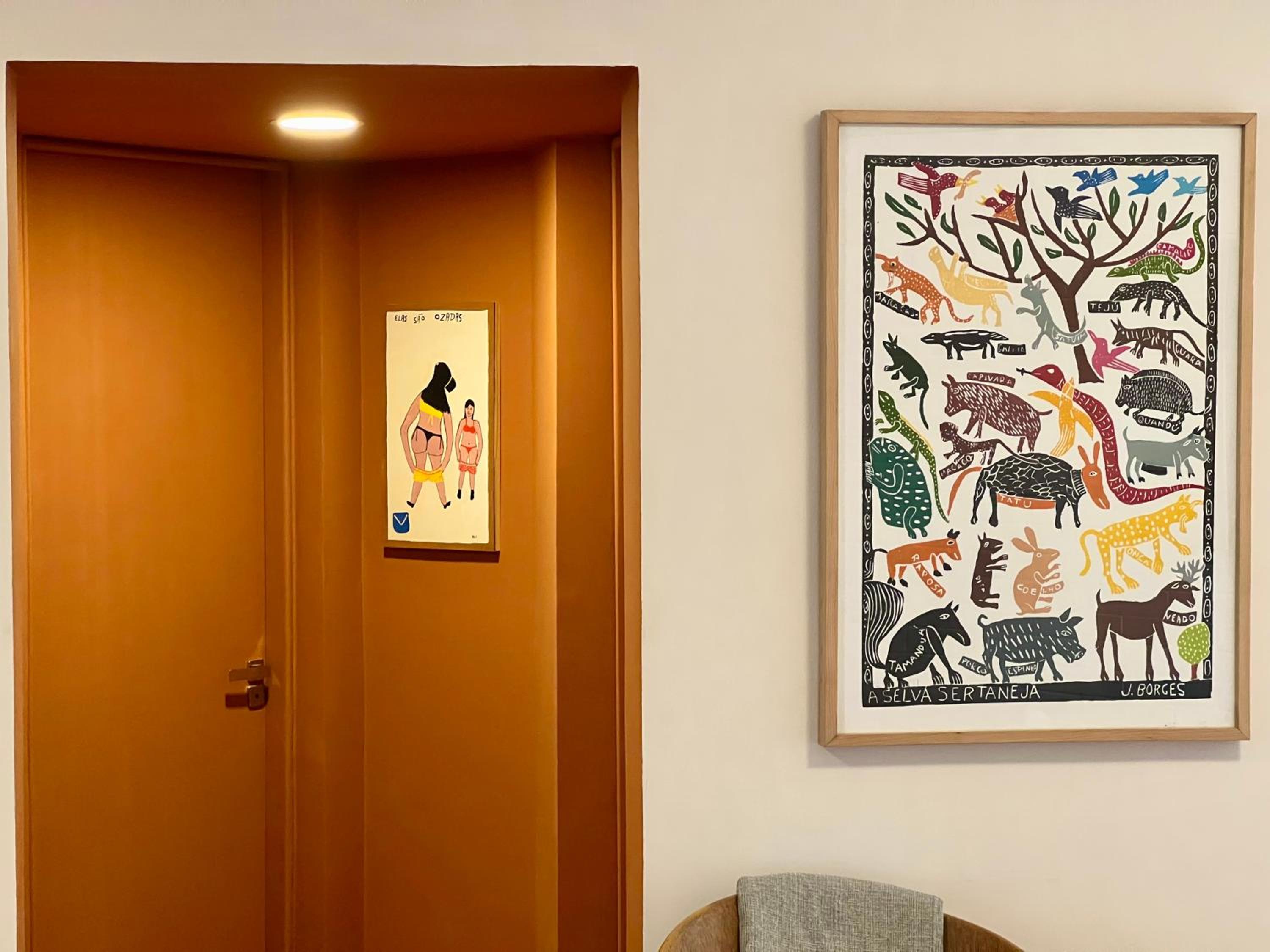 3 quartos climatizados - Novíssimo! Muita ARTE!