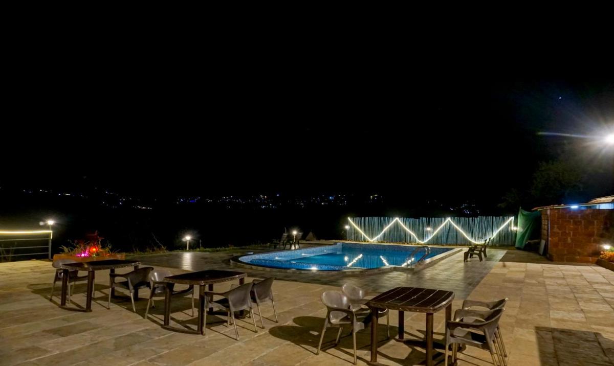 outdoor BBQ area