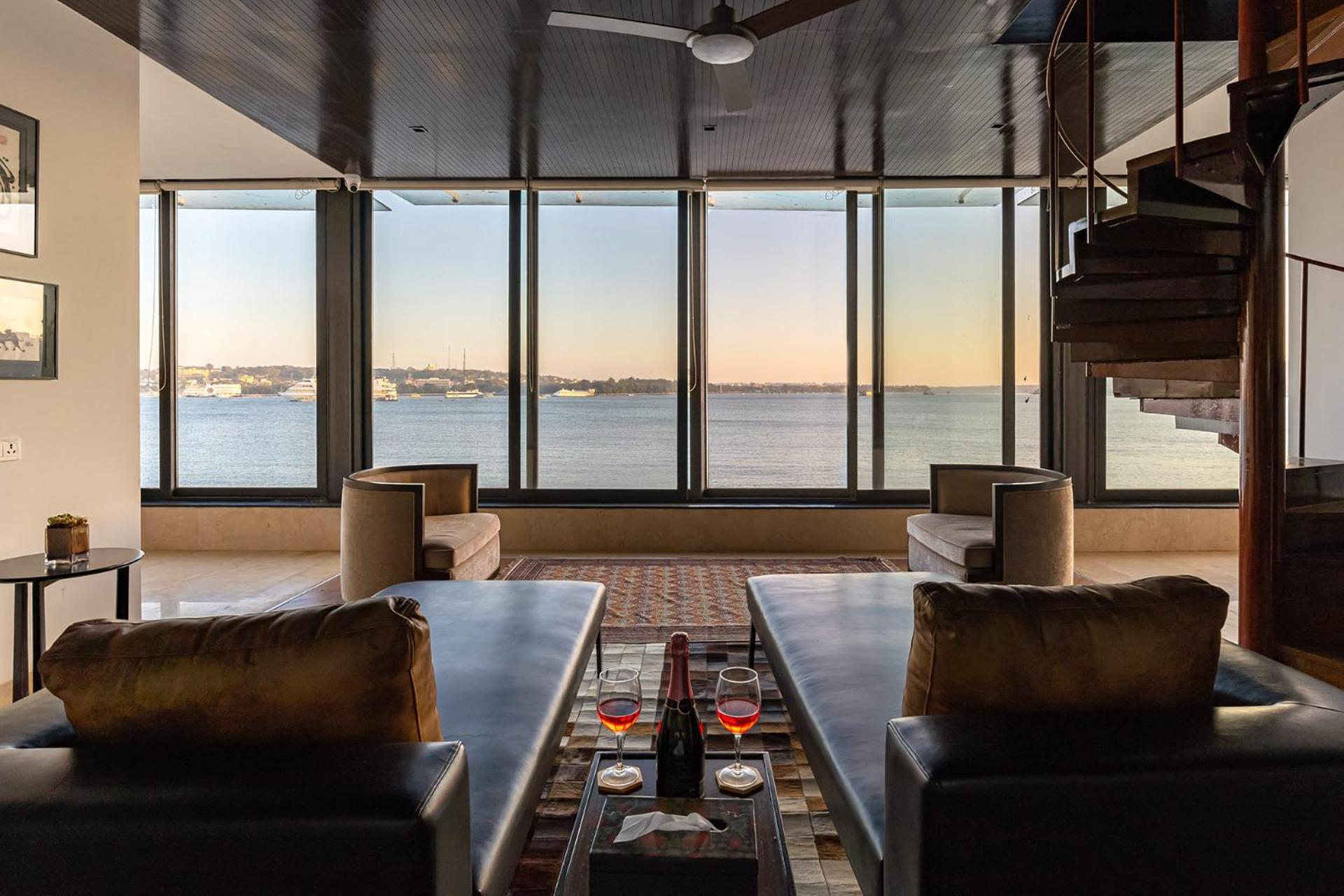 Oceanic Sunsets with River View, Comp Breakfast & Infinity Pool at StayVista view 3