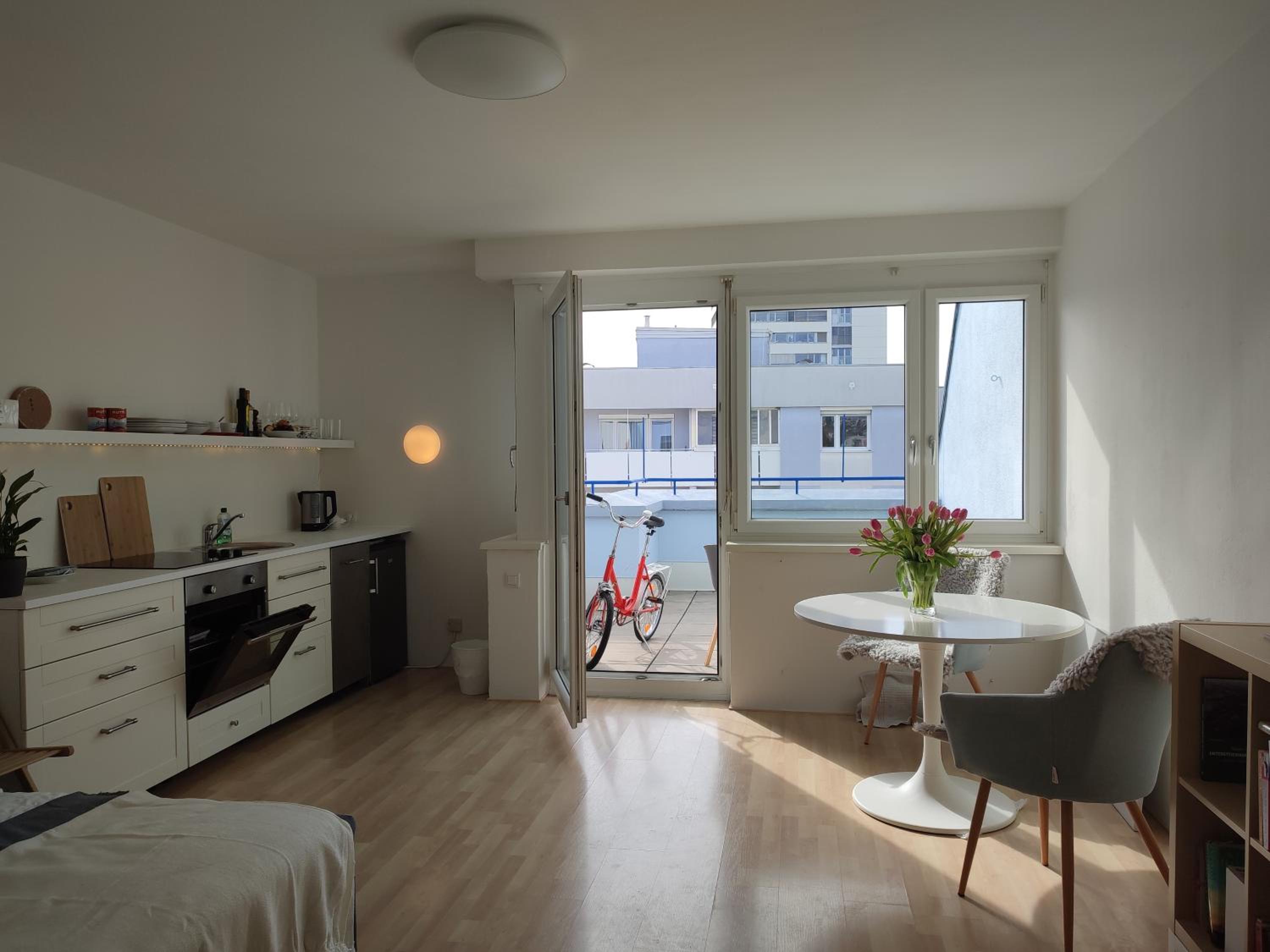 Studio mit Terrasse in zentraler Lage