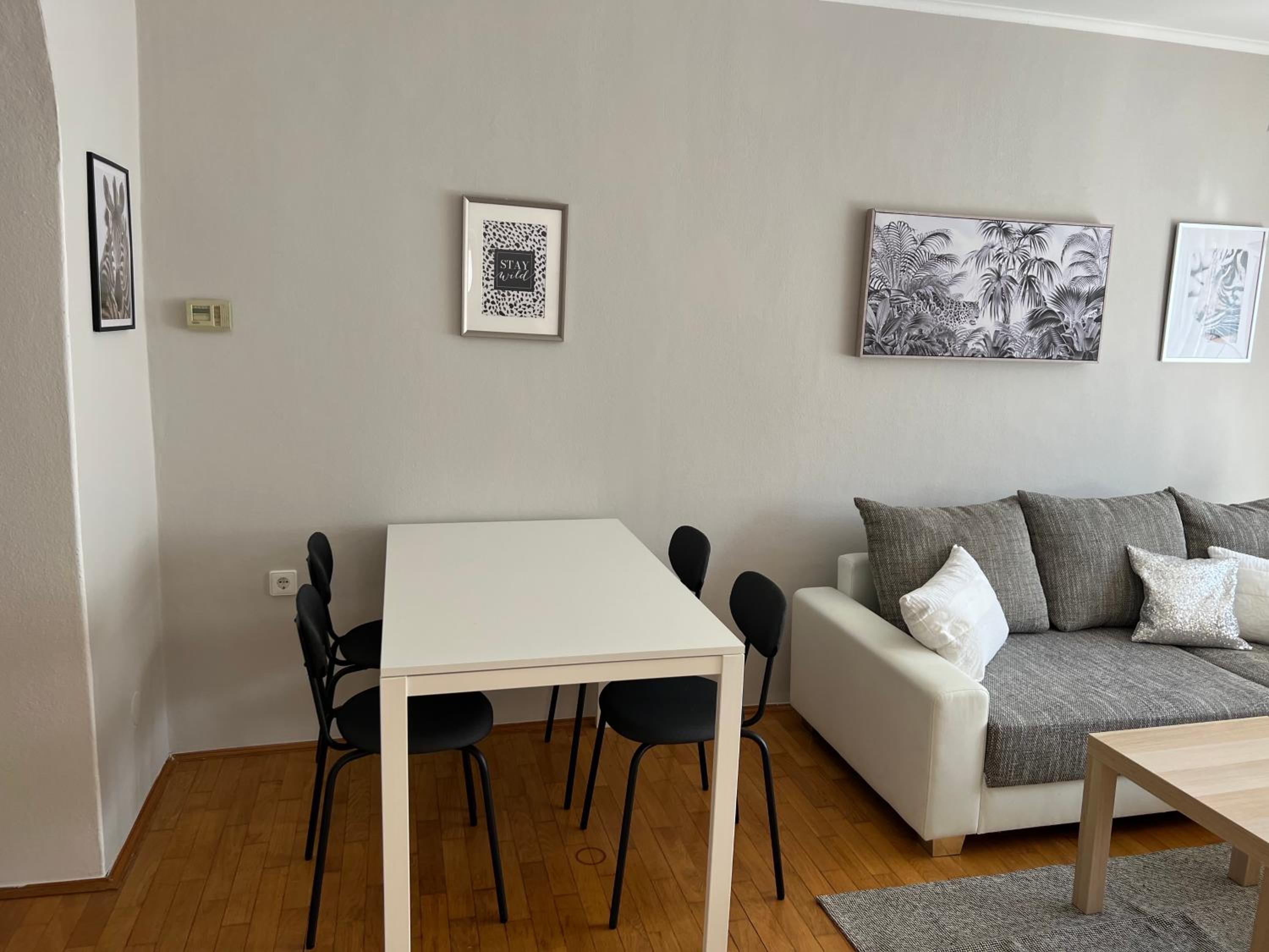 Stylische Gartenwohnung mit Bergblick