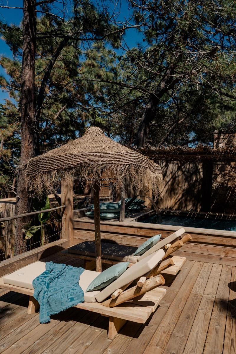 outdoor BBQ area