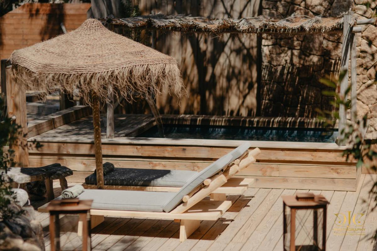 outdoor BBQ area