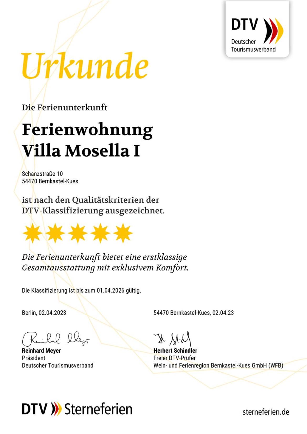 Ferienwohnungen Villa Mosella
