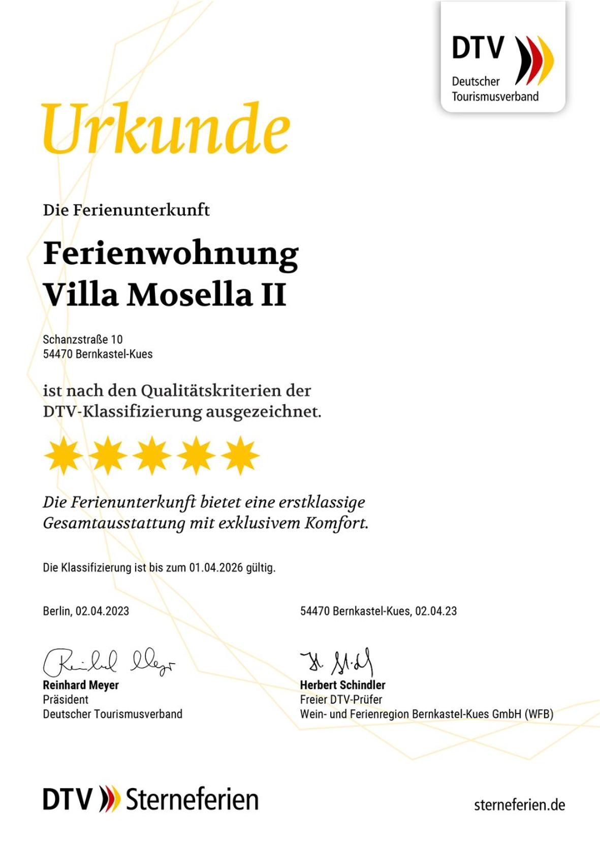 Ferienwohnungen Villa Mosella