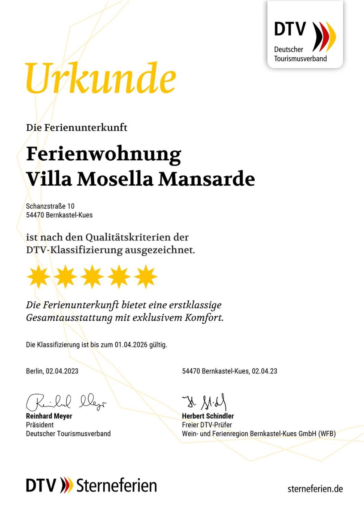 Ferienwohnungen Villa Mosella