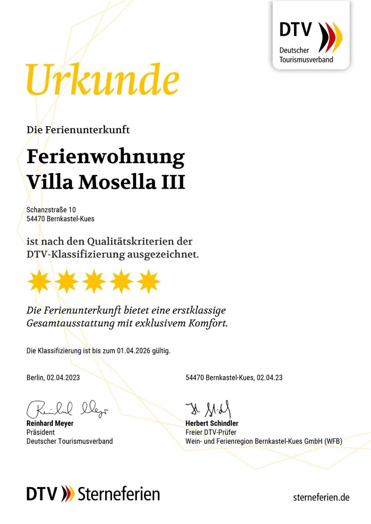Ferienwohnungen Villa Mosella