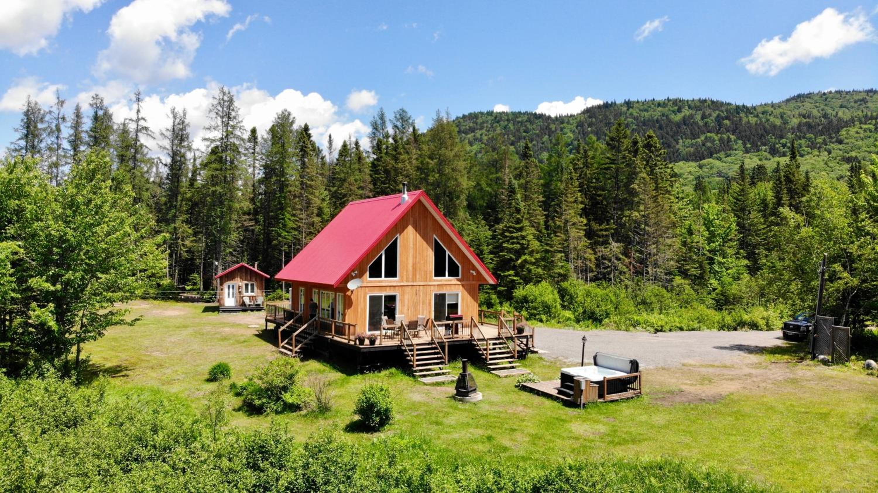 Les Chalets Tourisma - Chalet avec spa et foyer - Du Cap
