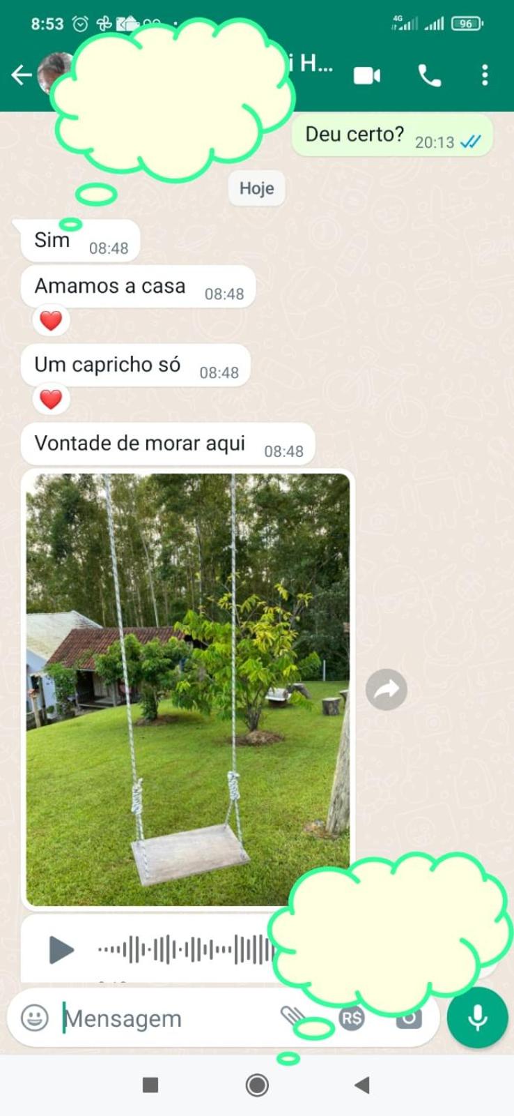 Casa confortável em local tranquilo.