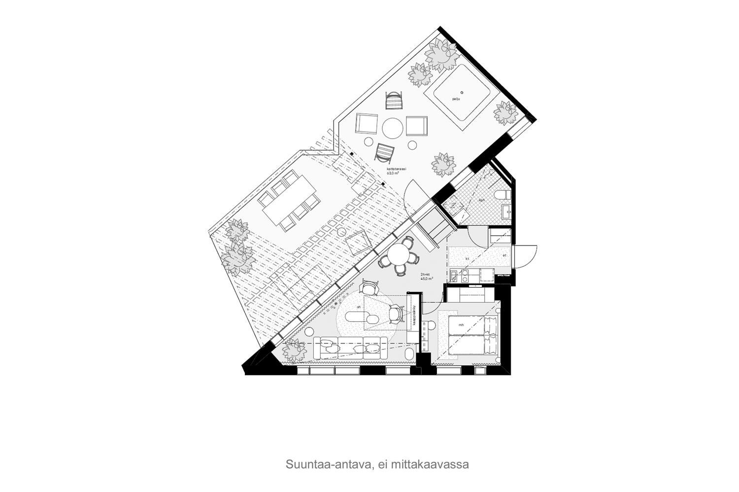 "KANSI" Penthouse - Hot Tub & 60m2 Terrace view 2