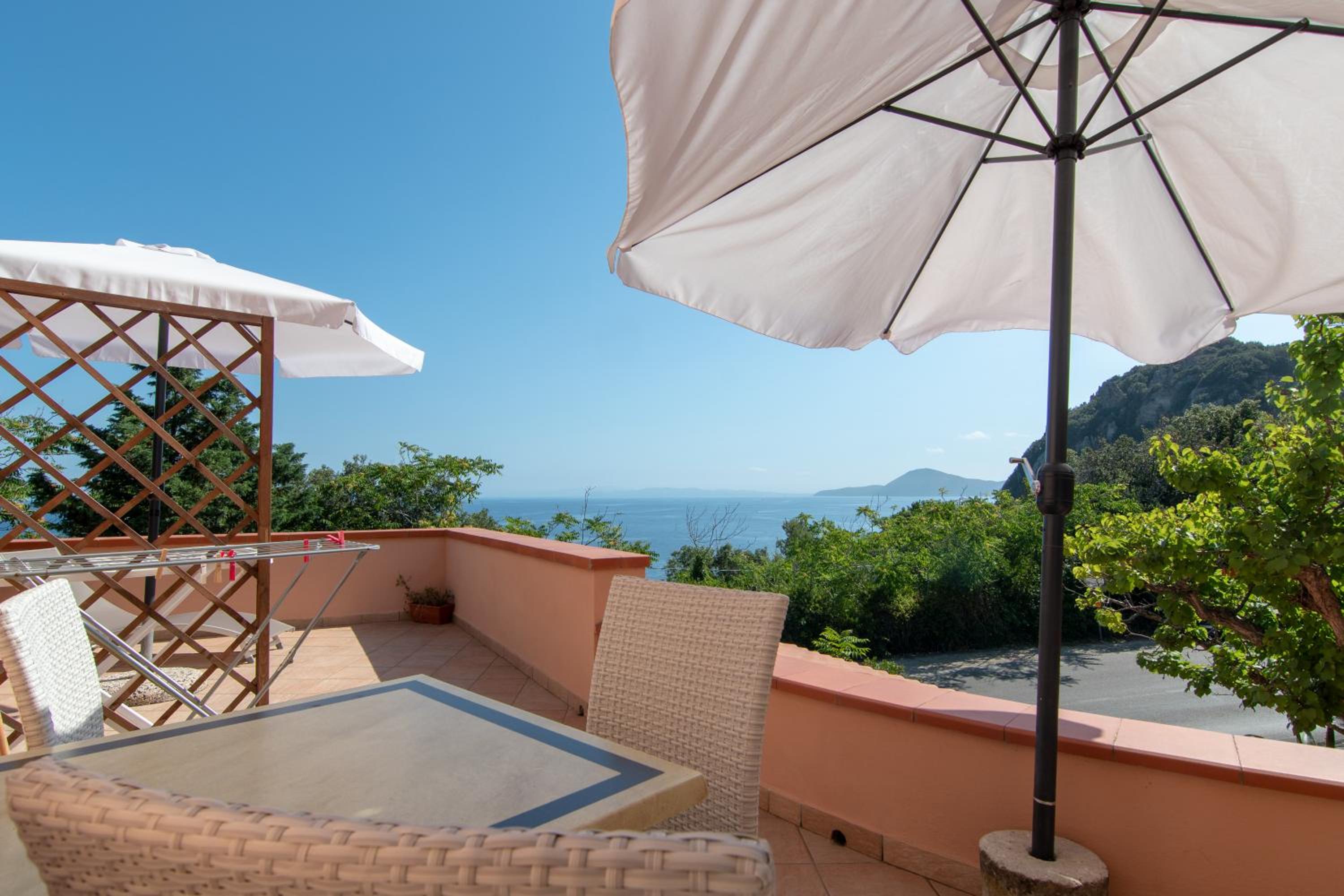 outdoor BBQ area