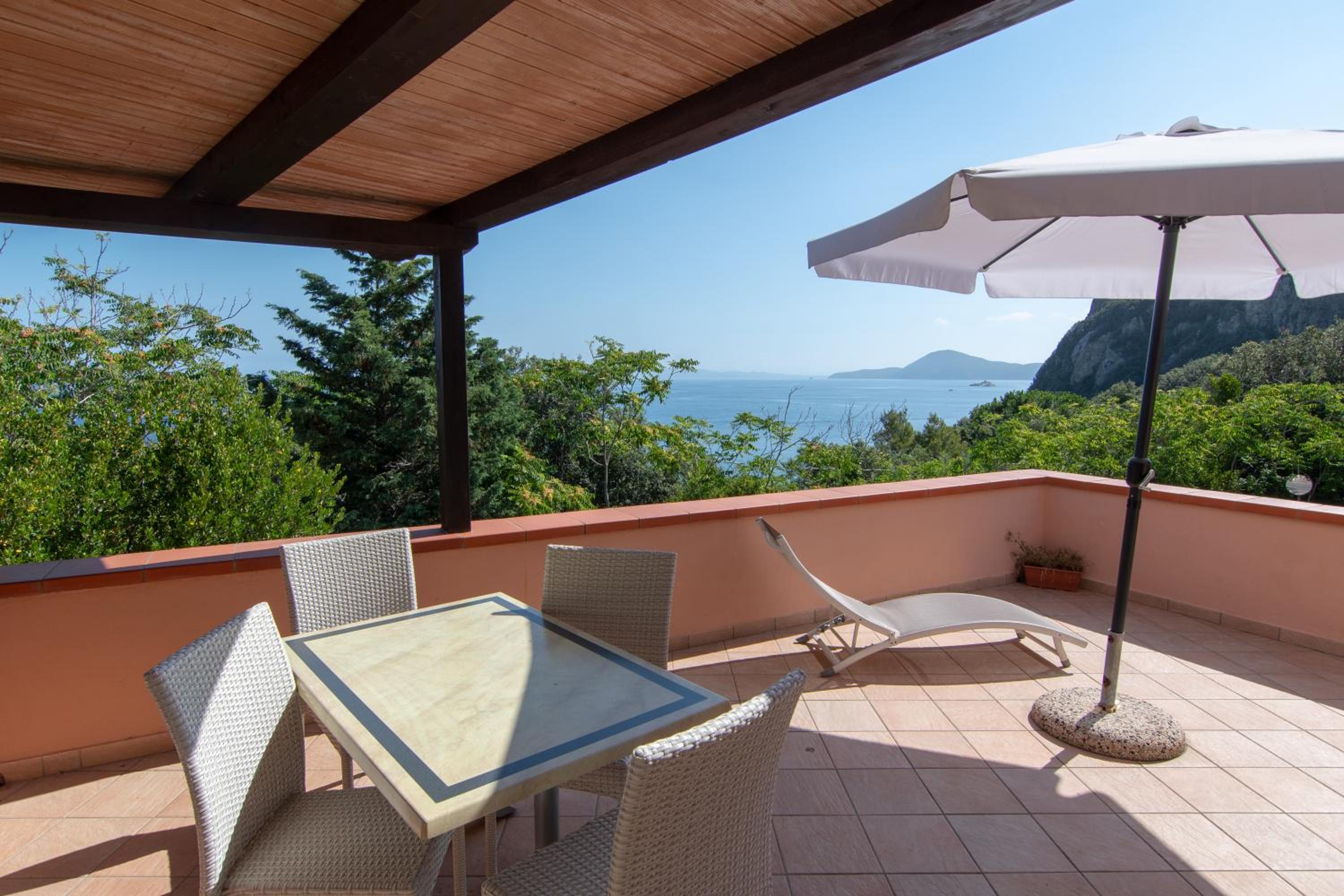 outdoor BBQ area