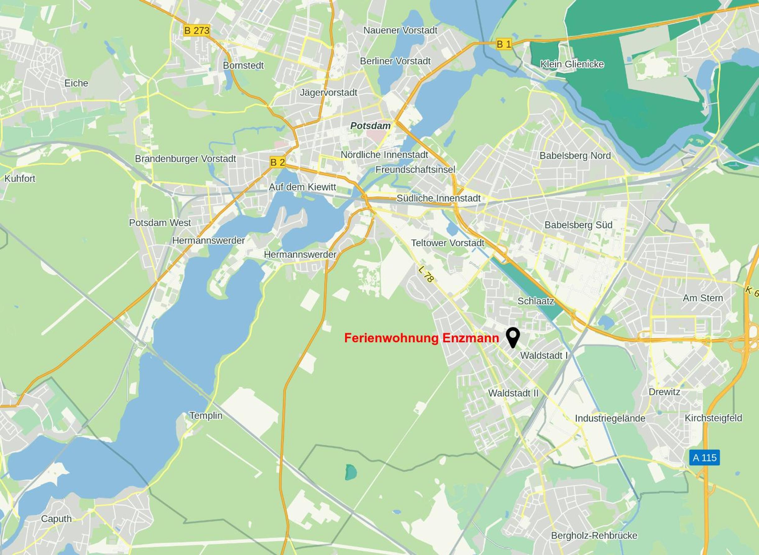Ferienwohnung Waldstadt