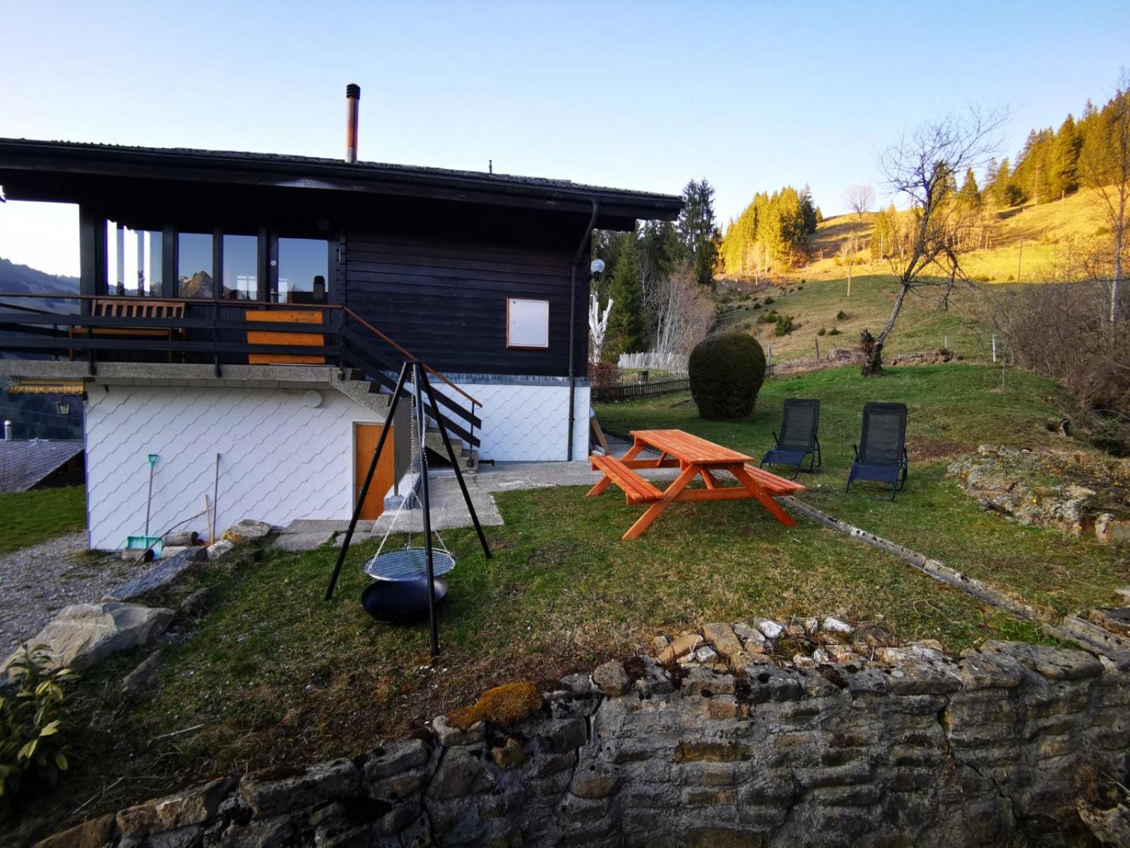 Ferienwohnung im Chalet am Bach view 4