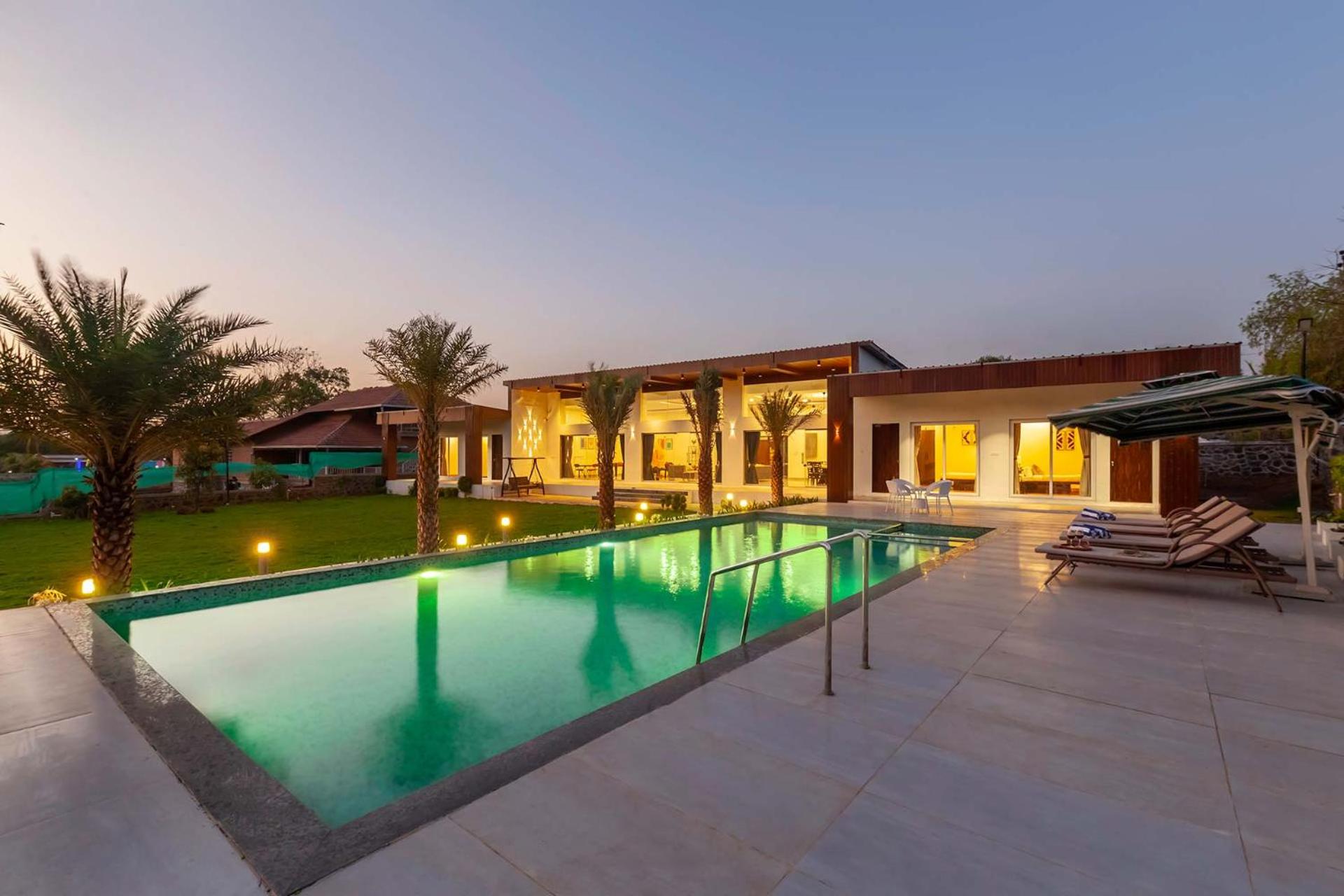 Natures Odyssey by StayVista - Amidst lush greenery with Outdoor pool and Indoor activities