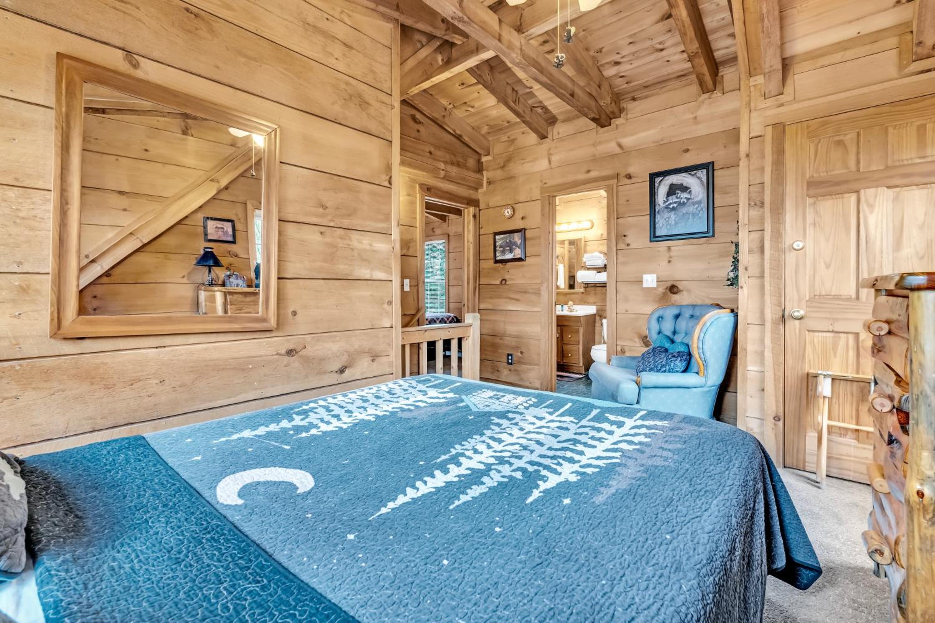 A Mountain Perch - Log Cabin with Hot Tub & Game Room near Pigeon Forge Pet Friendly view 3