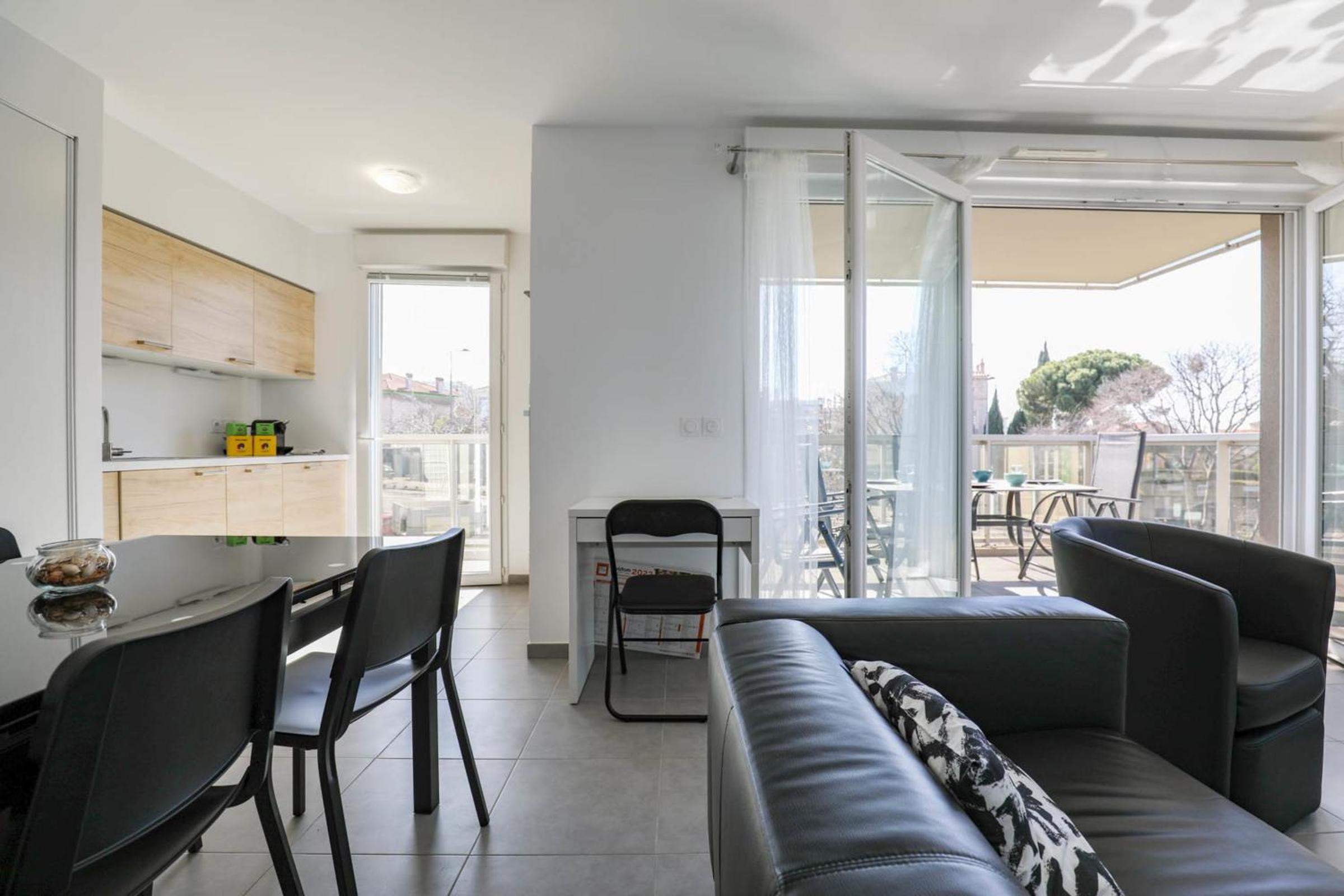 Le Michelet - Appart 2 ch avec terrasse et parking