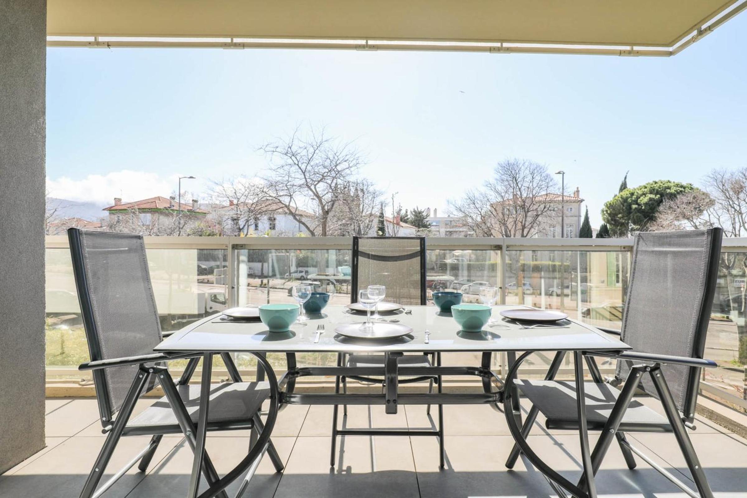 Le Michelet - Appart 2 ch avec terrasse et parking