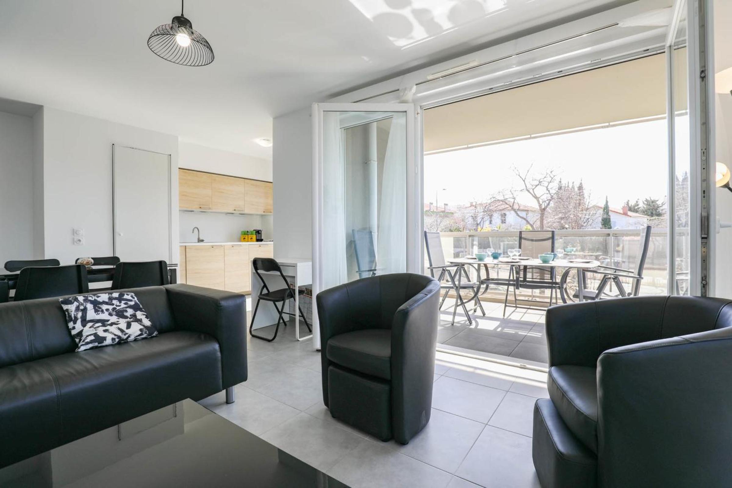 Le Michelet - Appart 2 ch avec terrasse et parking