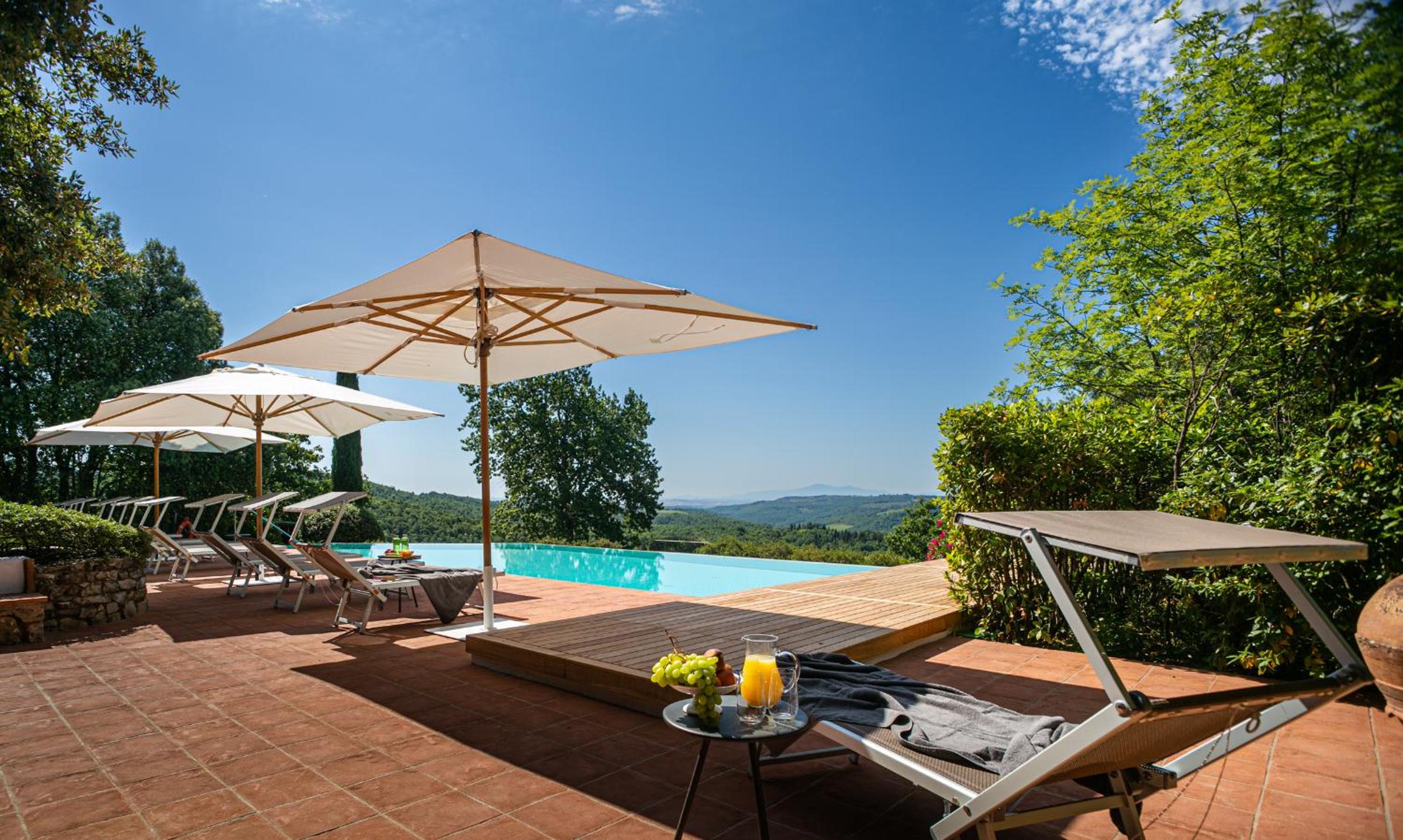 Borgo San Polino, villa with private pool view 5