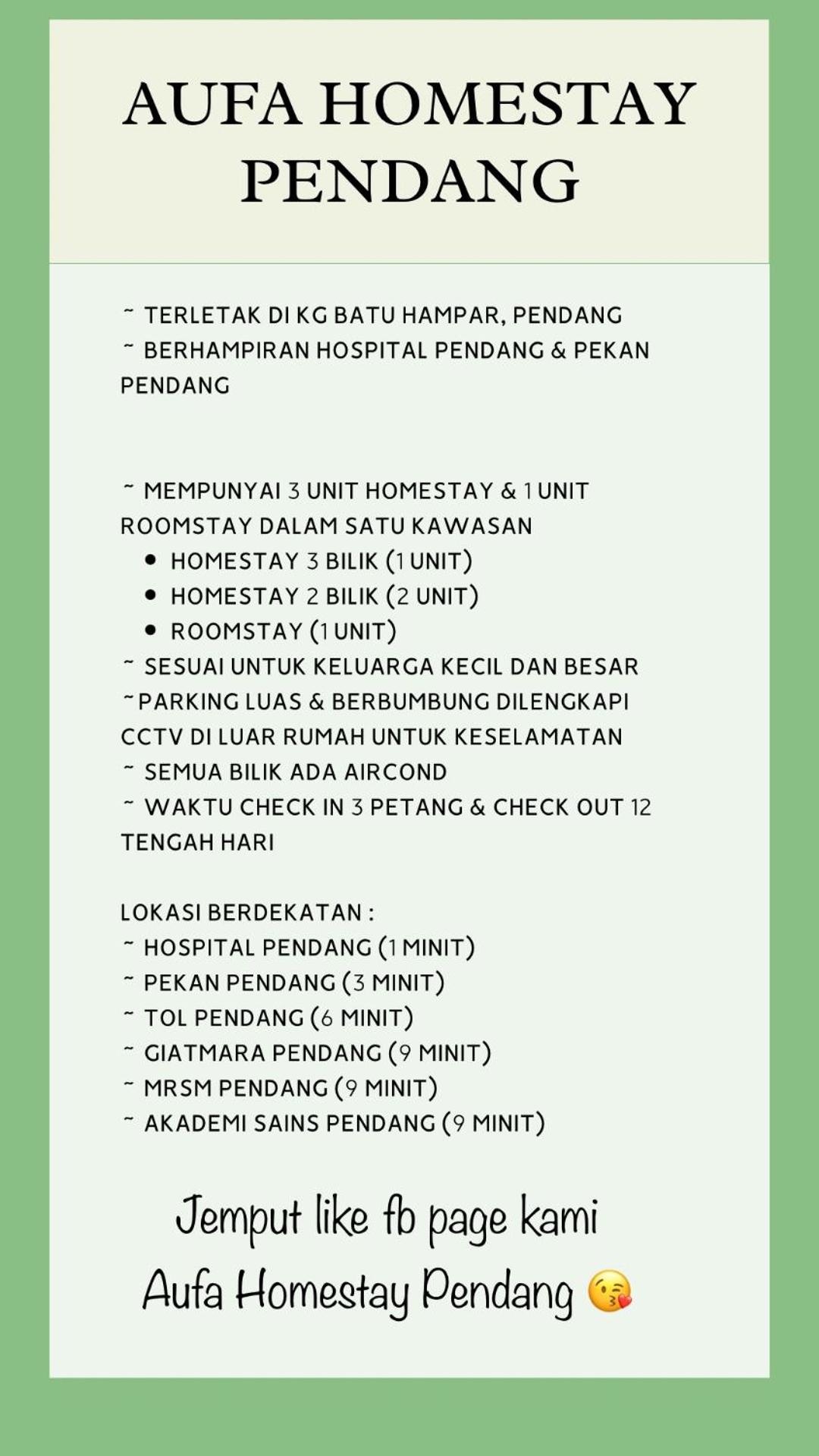 Aufa Roomstay photo 8