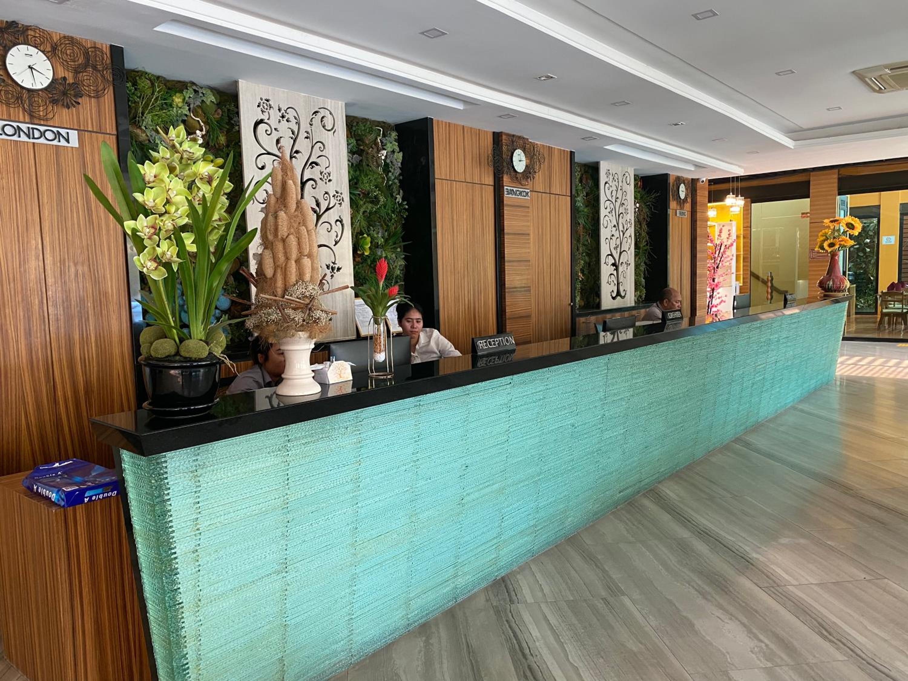 hotel reception