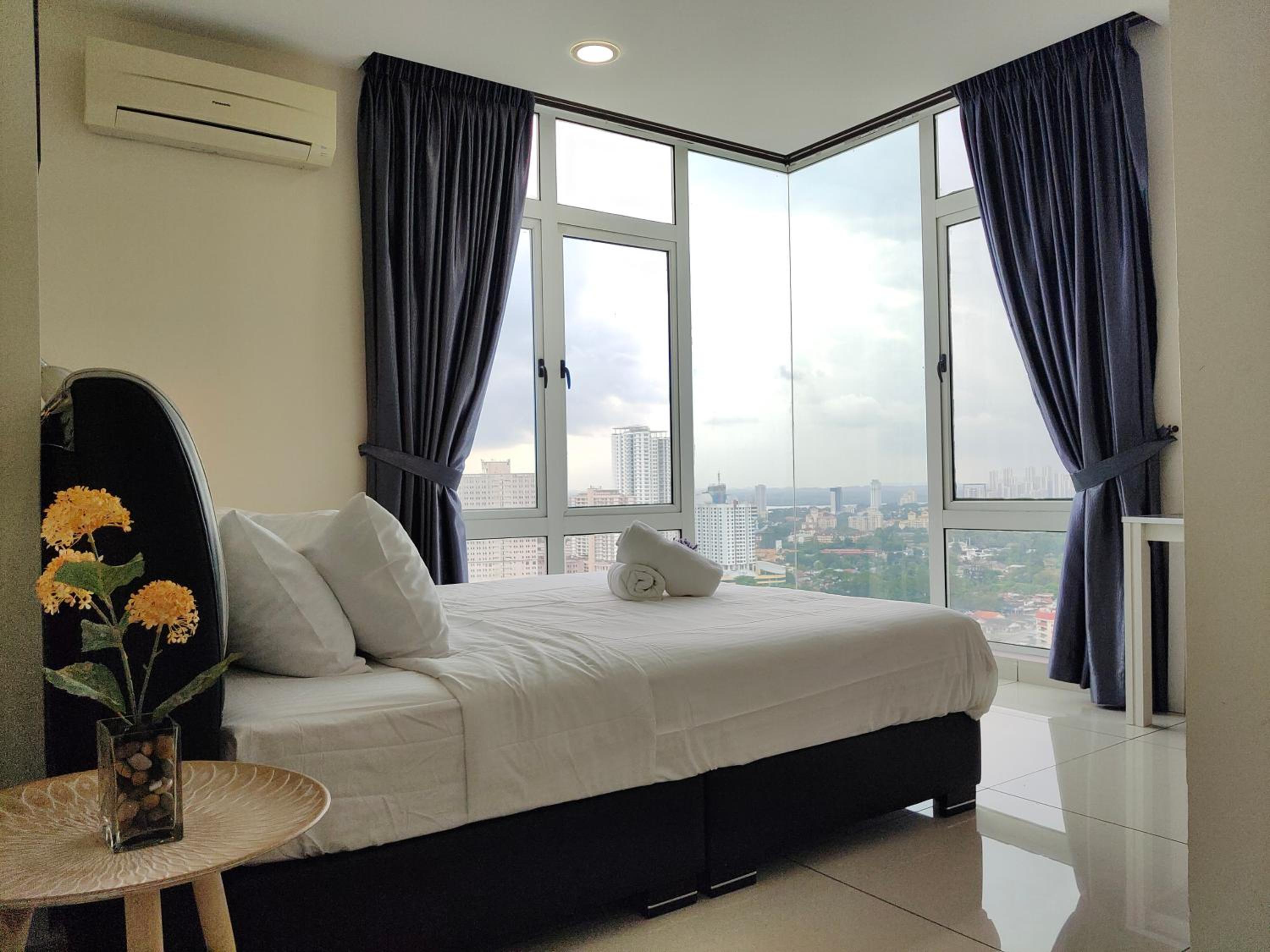 KSL City Mall 3BR@7-8pax Private Lift & City view+WIFI