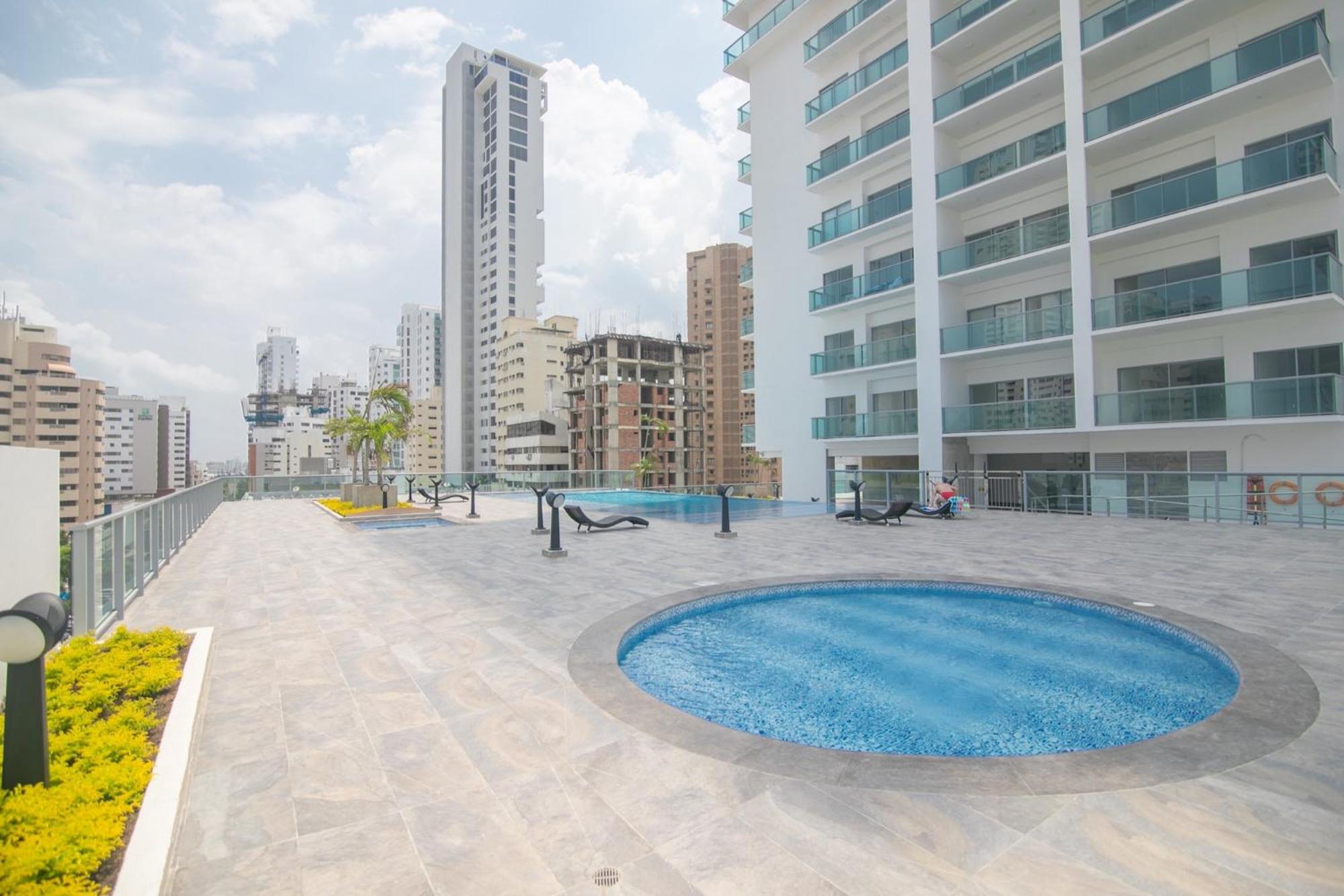 Great apartment in Bocagrande with sunset & beach view