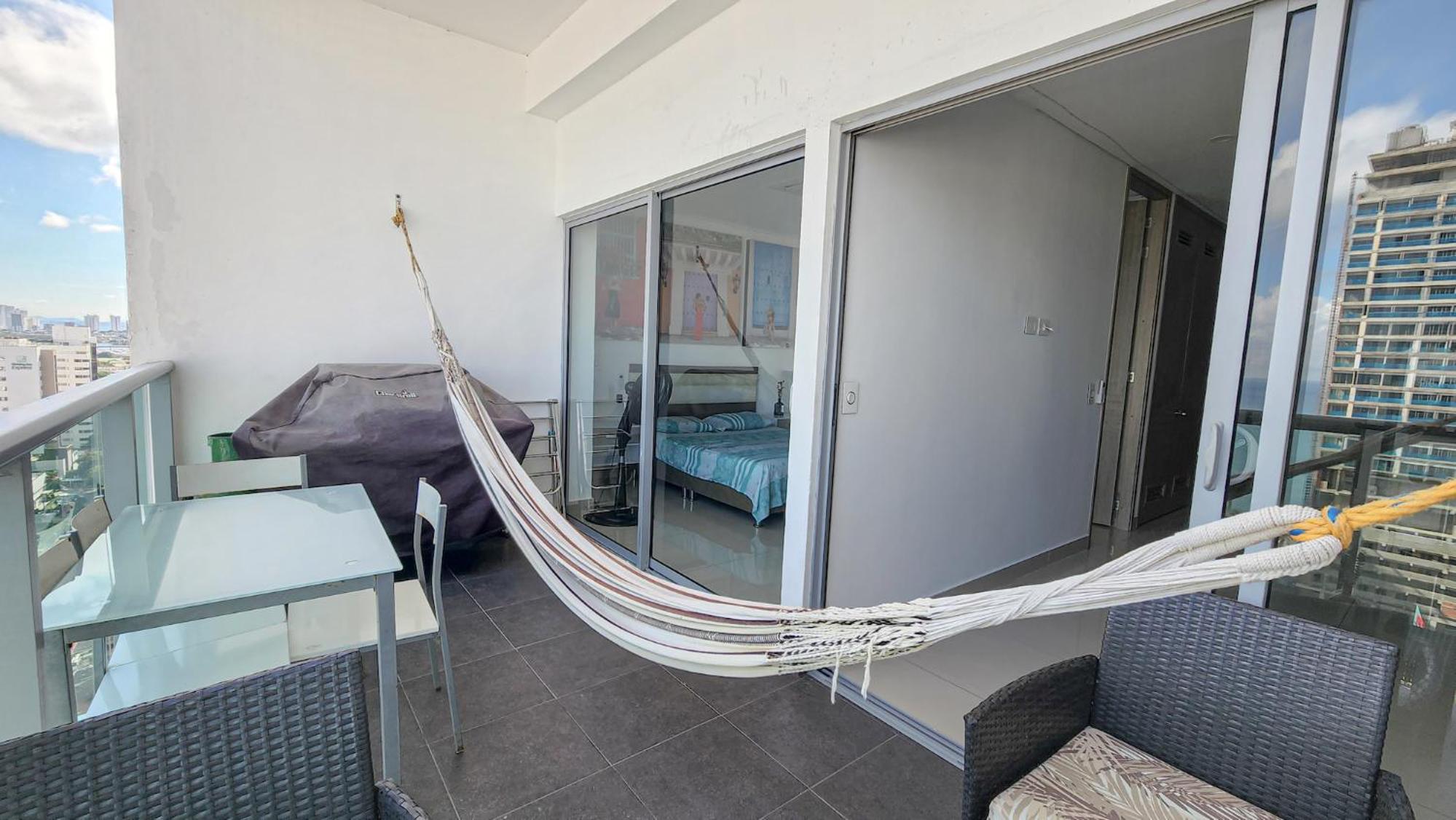 Great apartment in Bocagrande with sunset & beach view