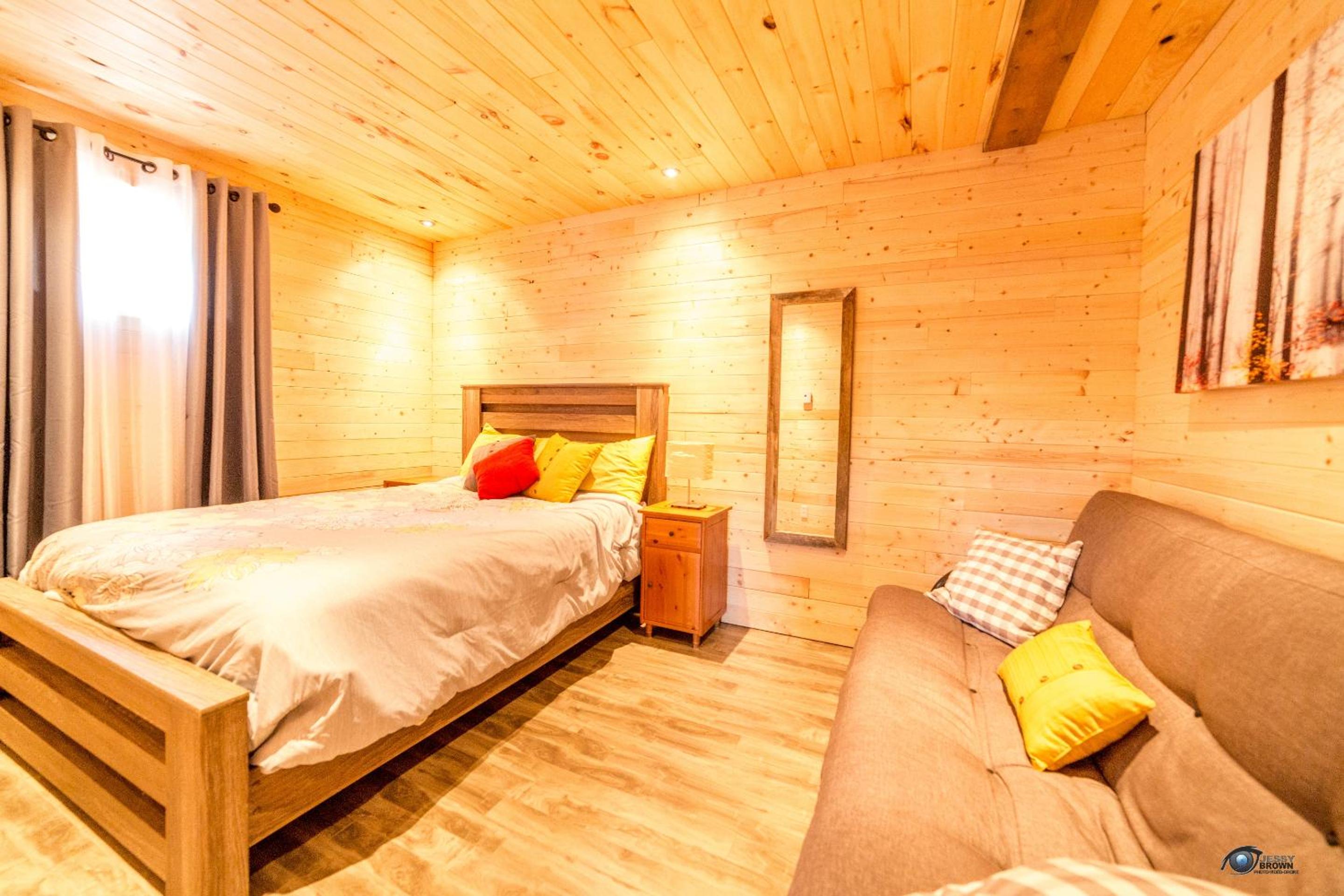 Chalet bois rond aux paysages uniques avec Spa !