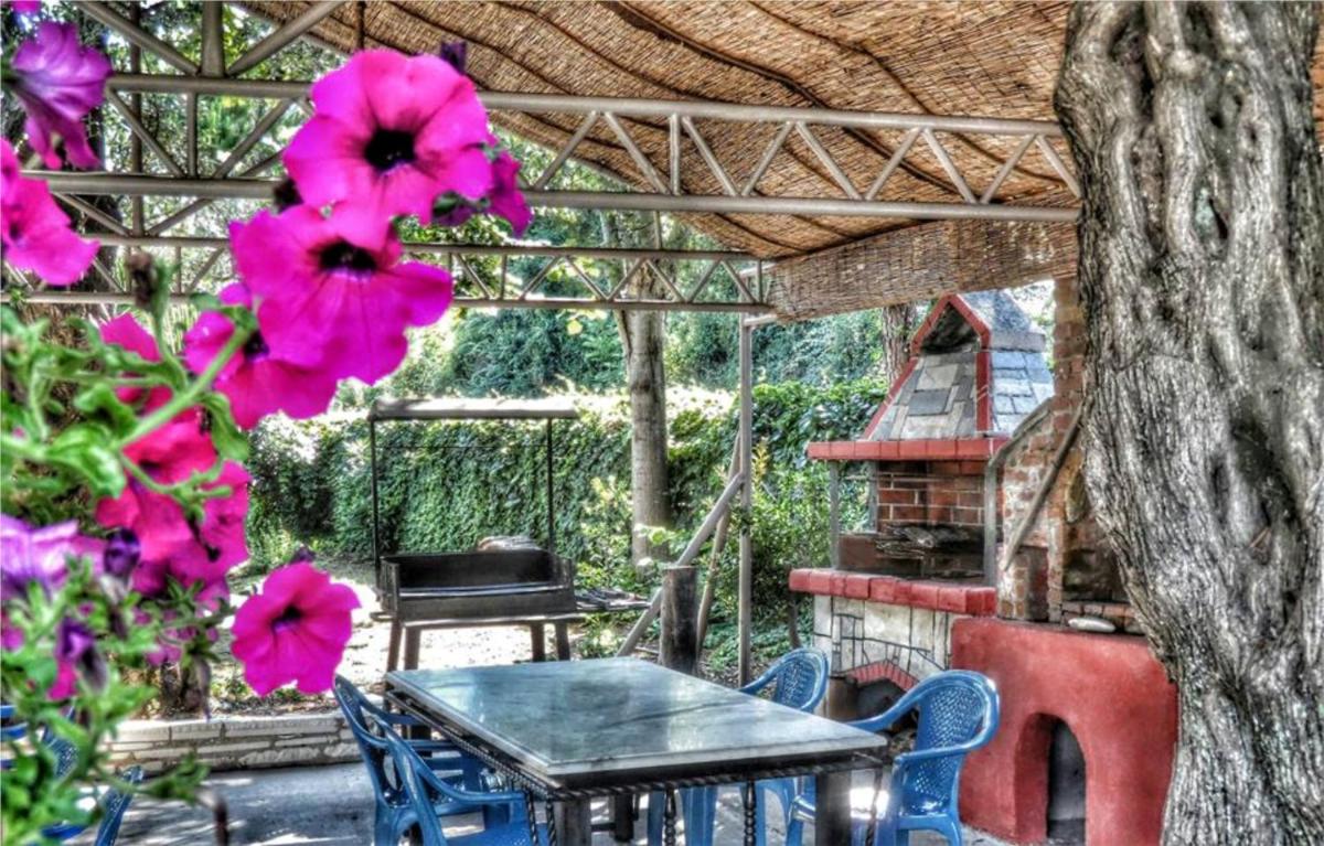 outdoor BBQ area