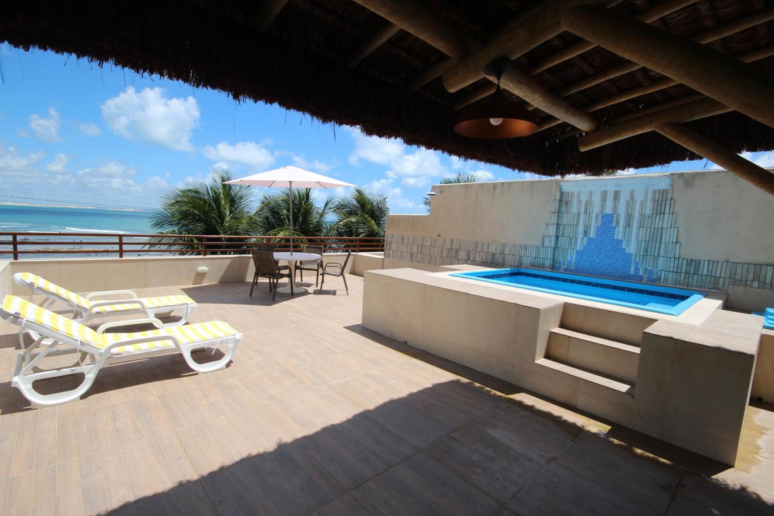 Casa Surucuá com localização espetacular frente à Praia do Centro de Pipa - 2 a 4 quartos suite