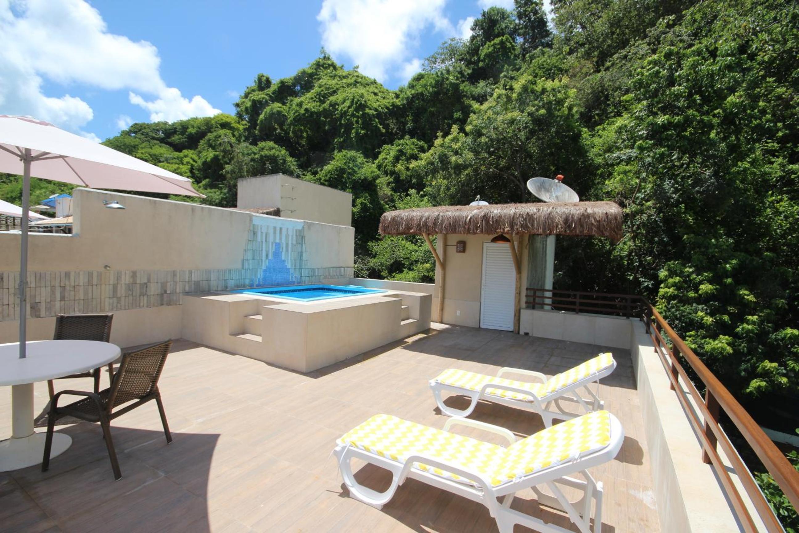 Casa Surucuá com localização espetacular frente à Praia do Centro de Pipa - 2 a 4 quartos suite