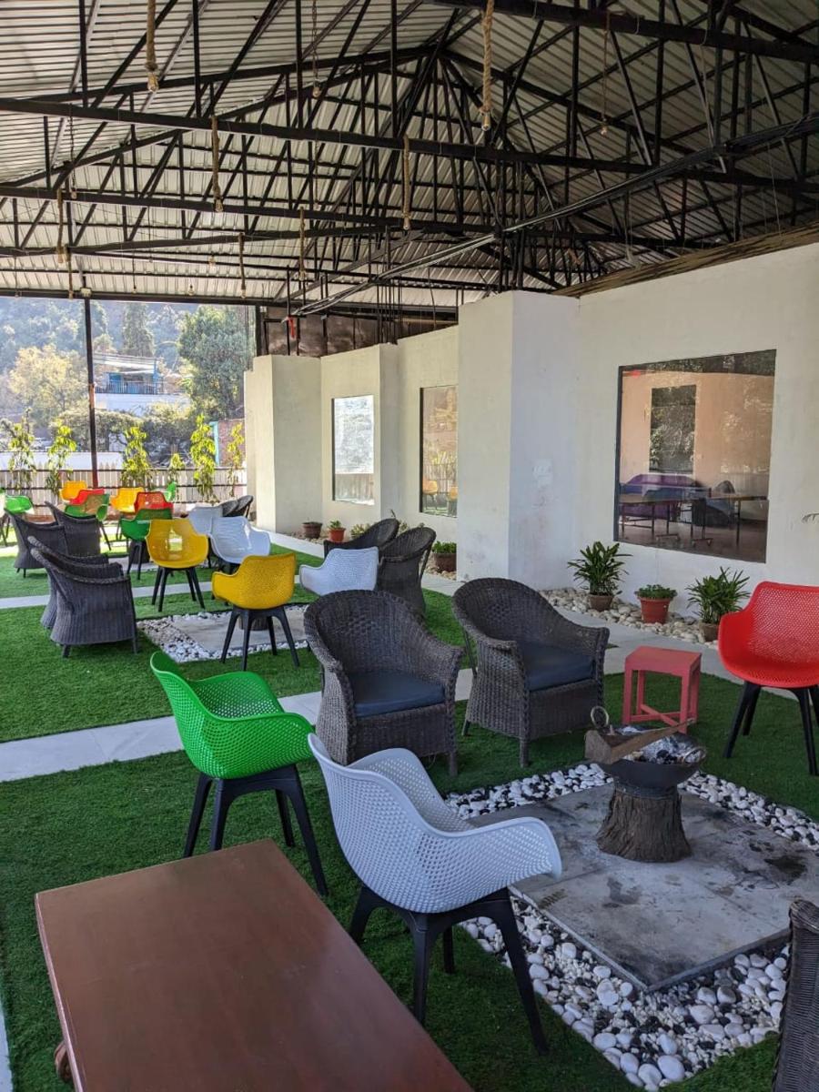 outdoor BBQ area