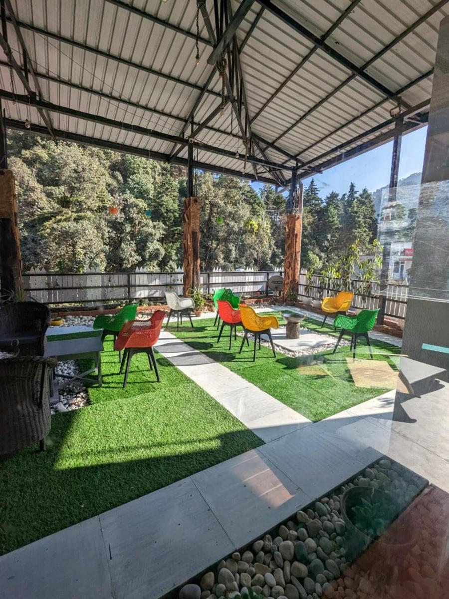 outdoor BBQ area