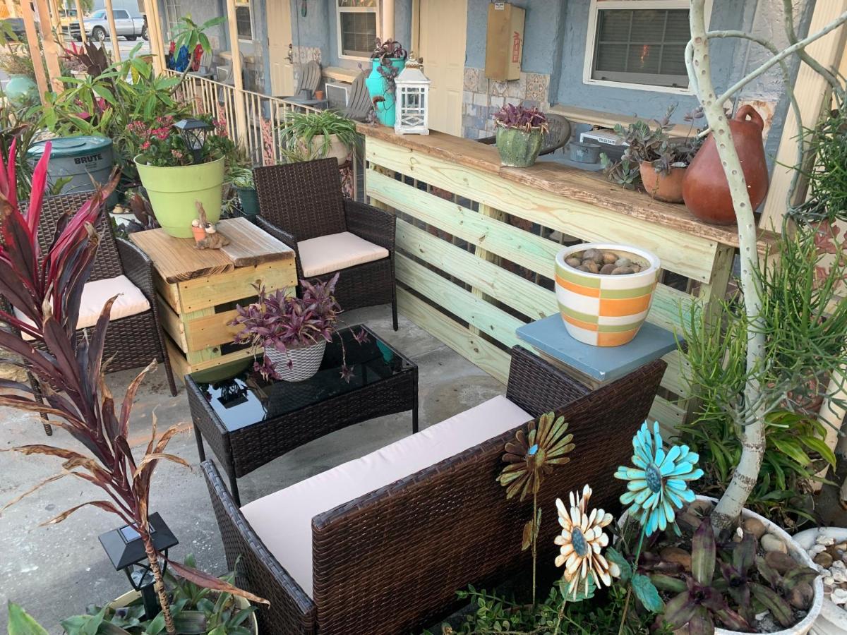 outdoor BBQ area