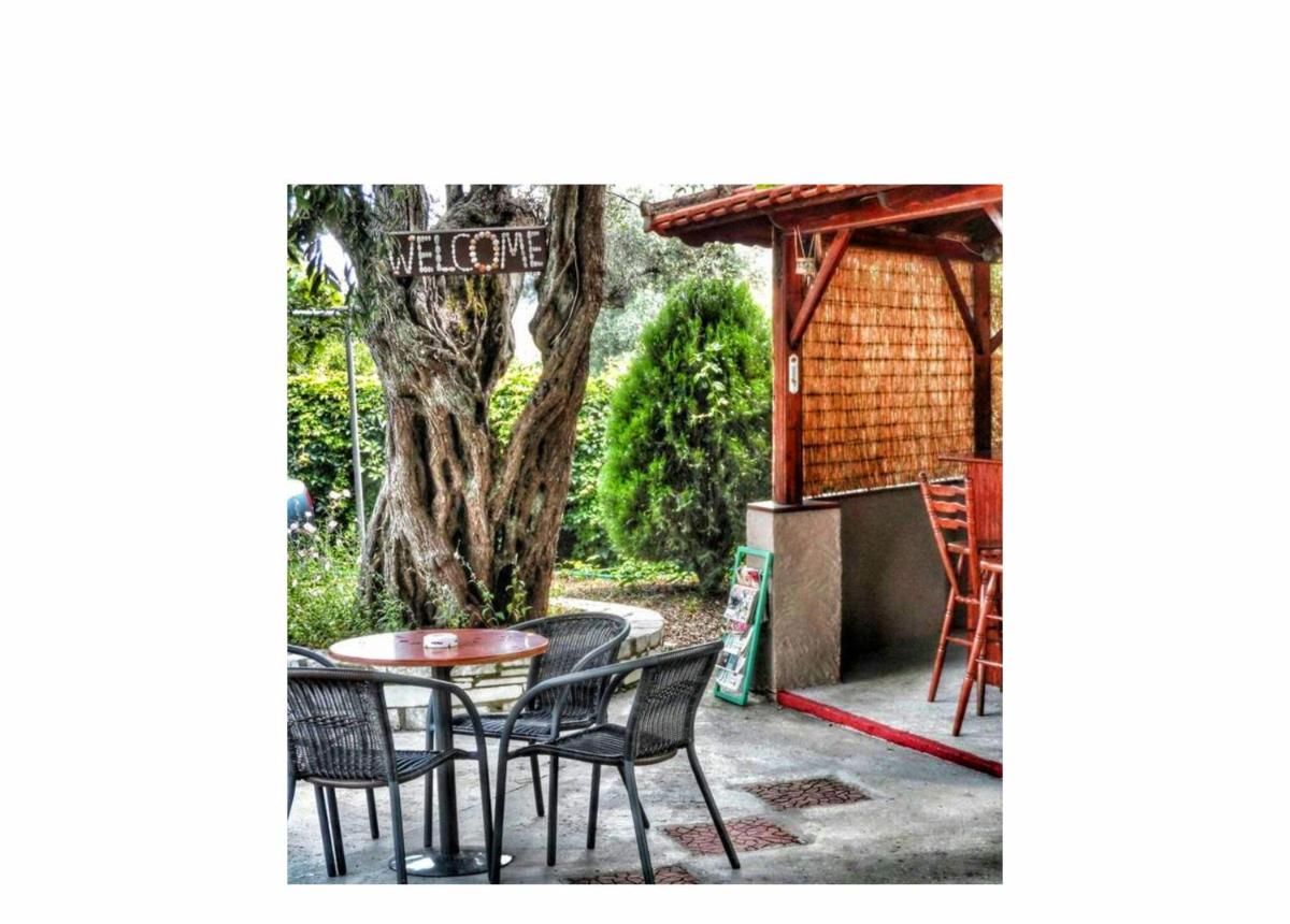 outdoor BBQ area
