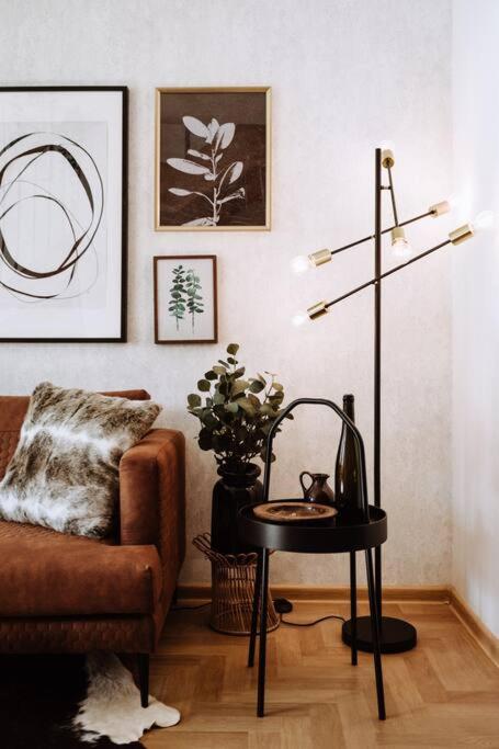Loft apartment with balcony in centre